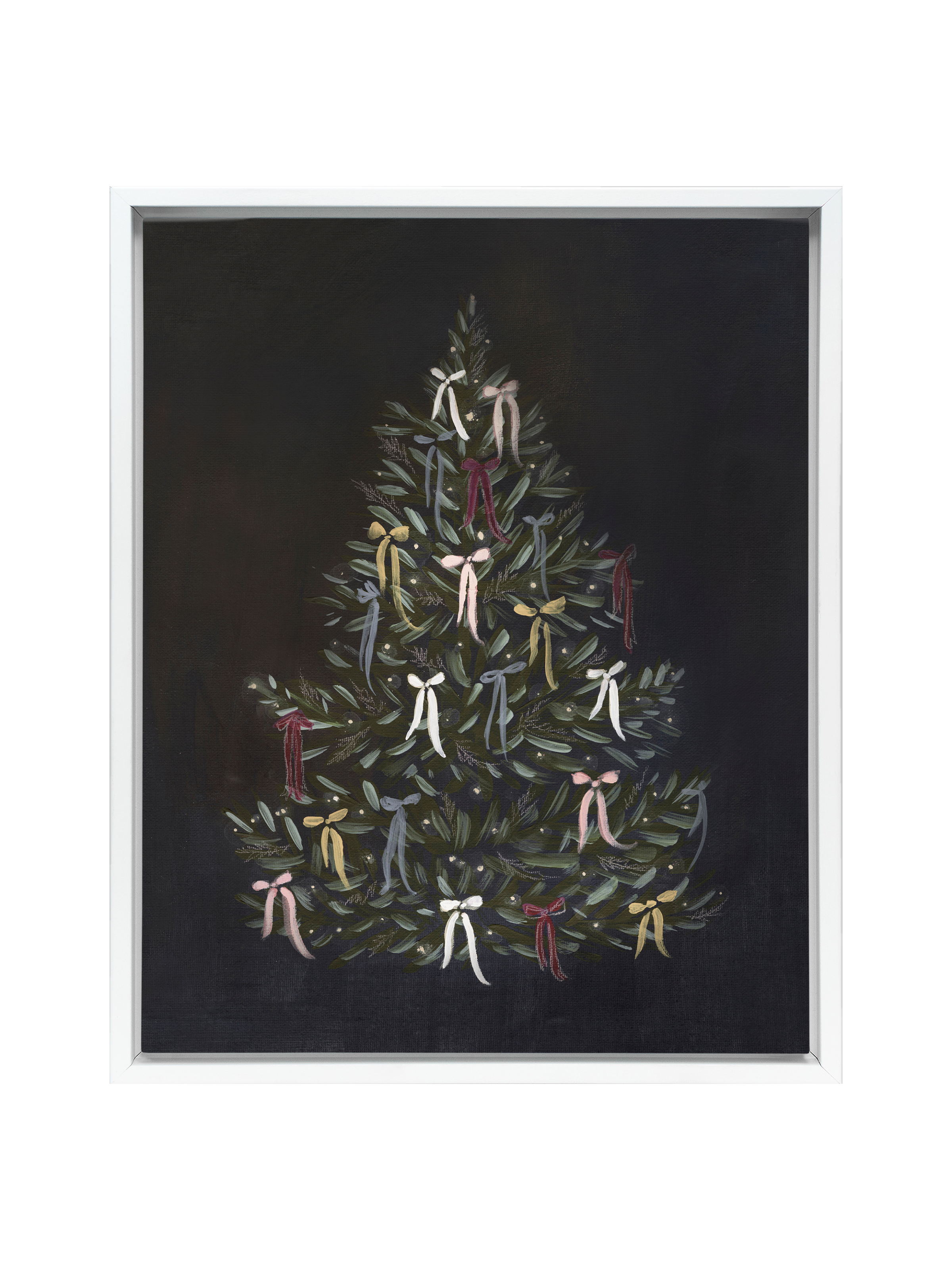 Christmas Tree with Bows | Canvas