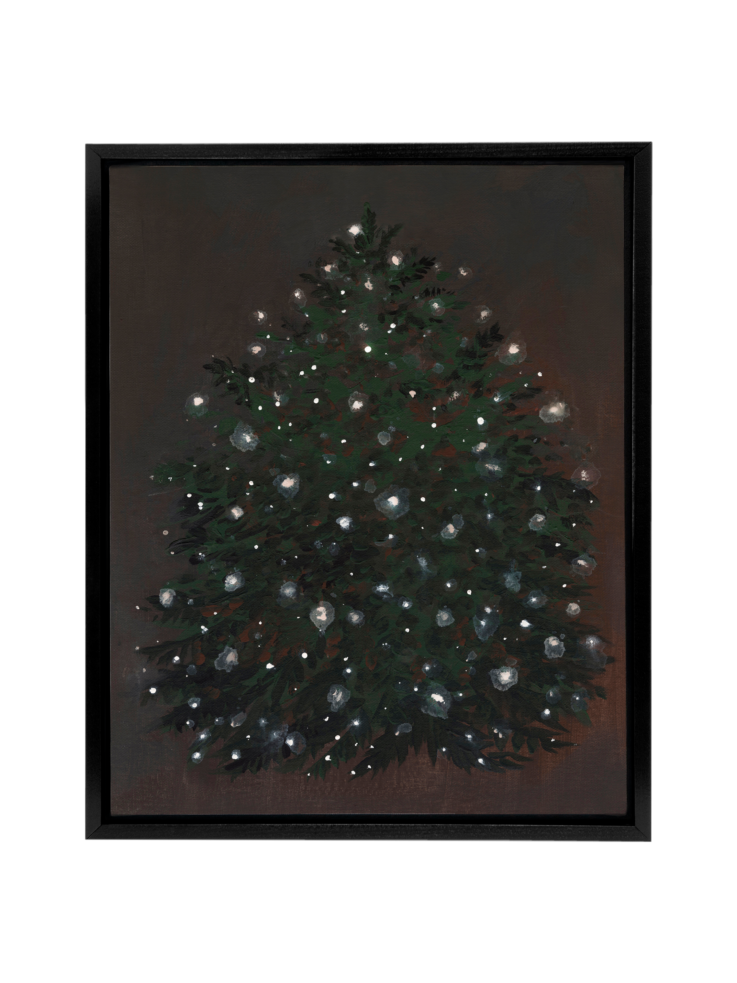Christmas Tree with Lights | Canvas