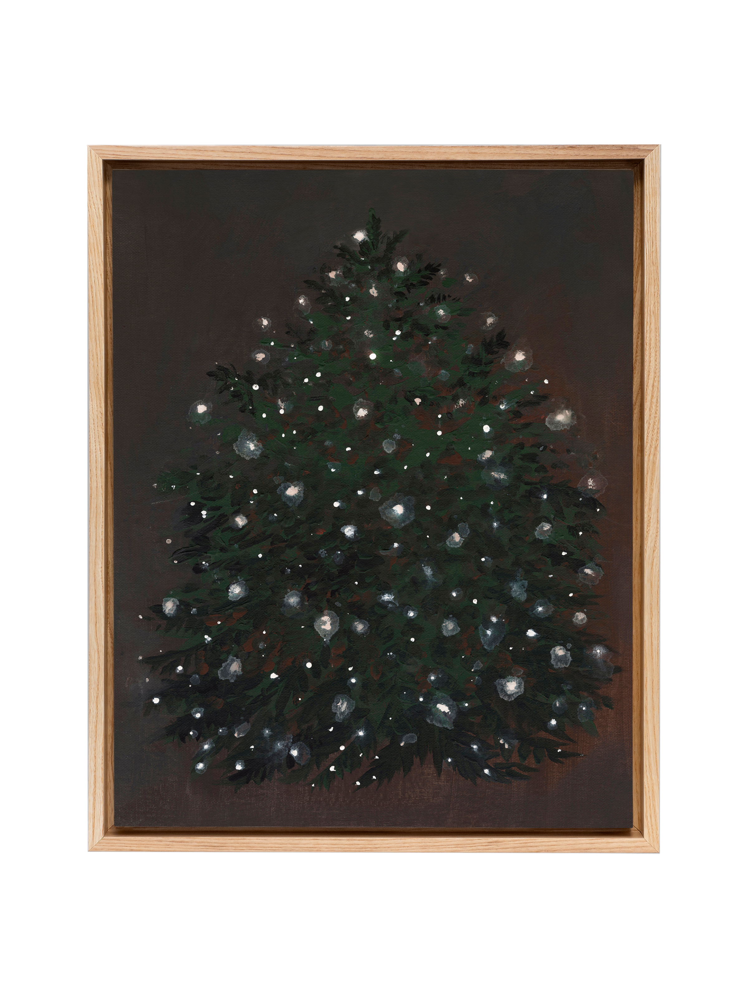 Christmas Tree with Lights | Canvas