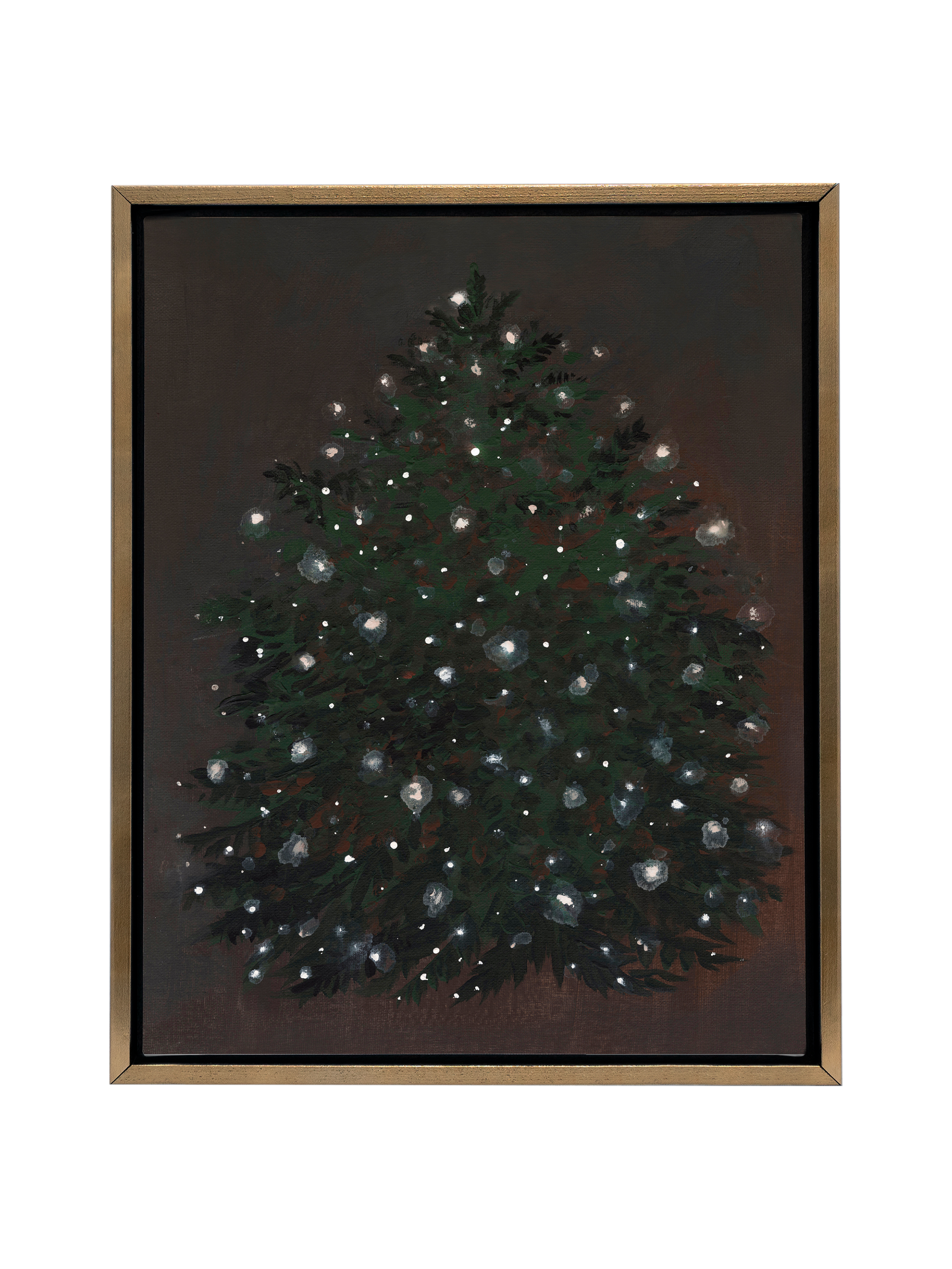 Christmas Tree with Lights | Canvas