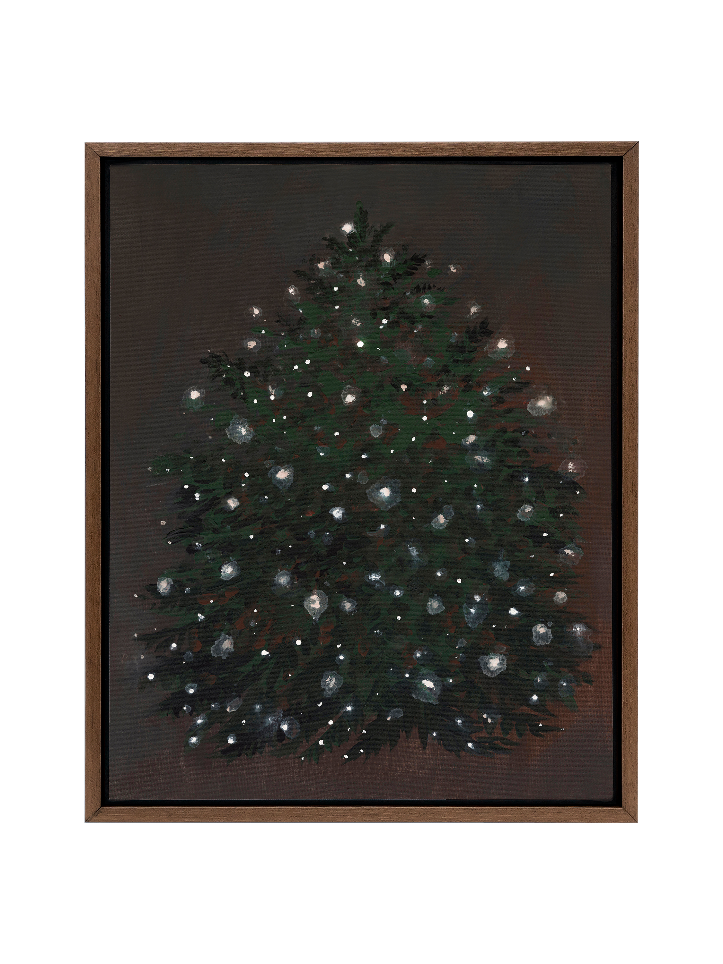 Christmas Tree with Lights | Canvas