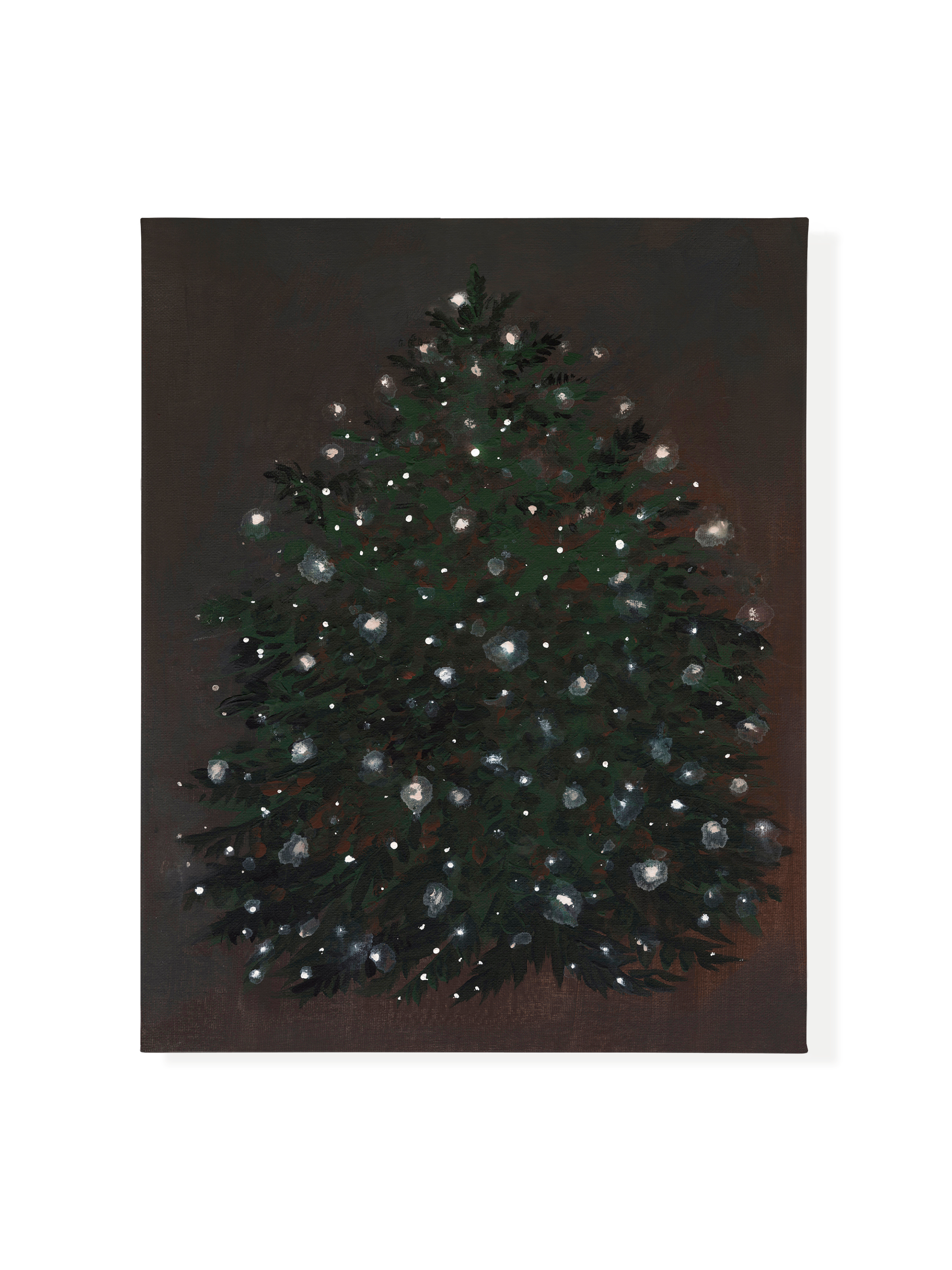Christmas Tree with Lights | Canvas