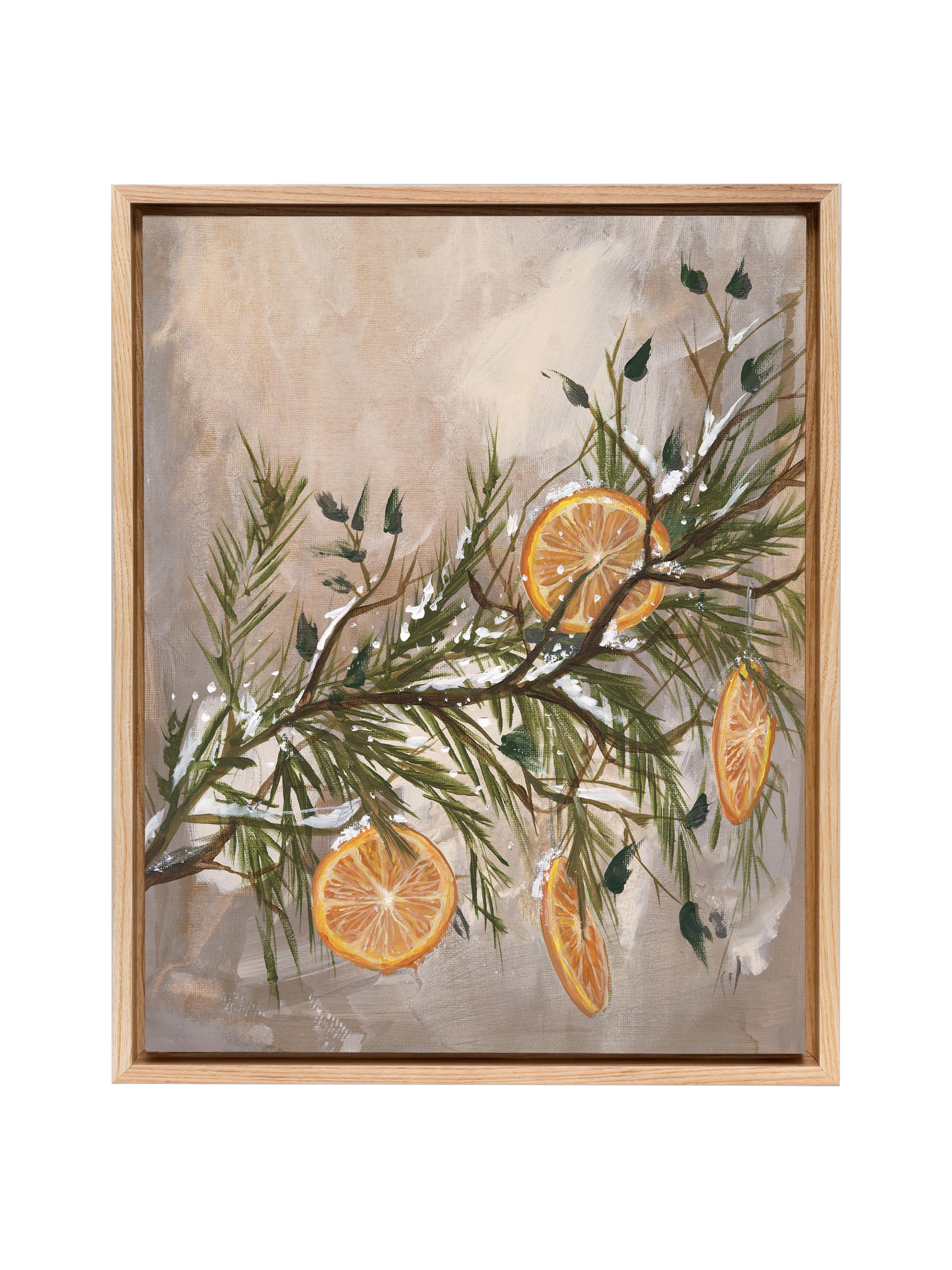 Citrus Garland | Vertical | Canvas