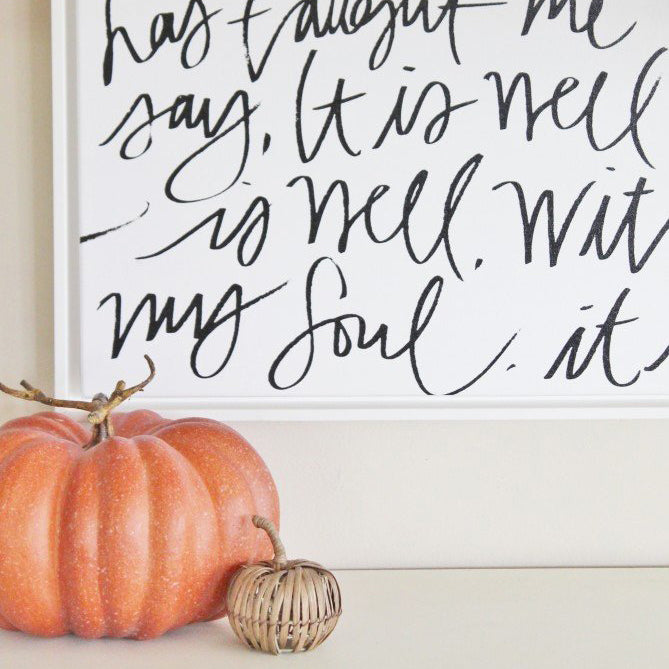 It Is Well | Cameo | Canvas