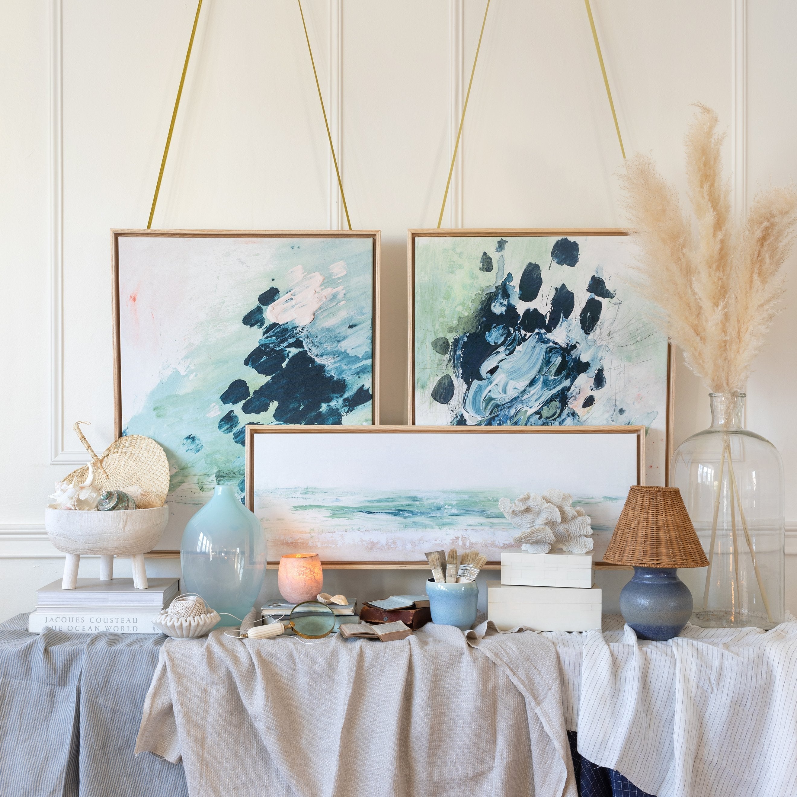 Island Storm Canvas Wall Art