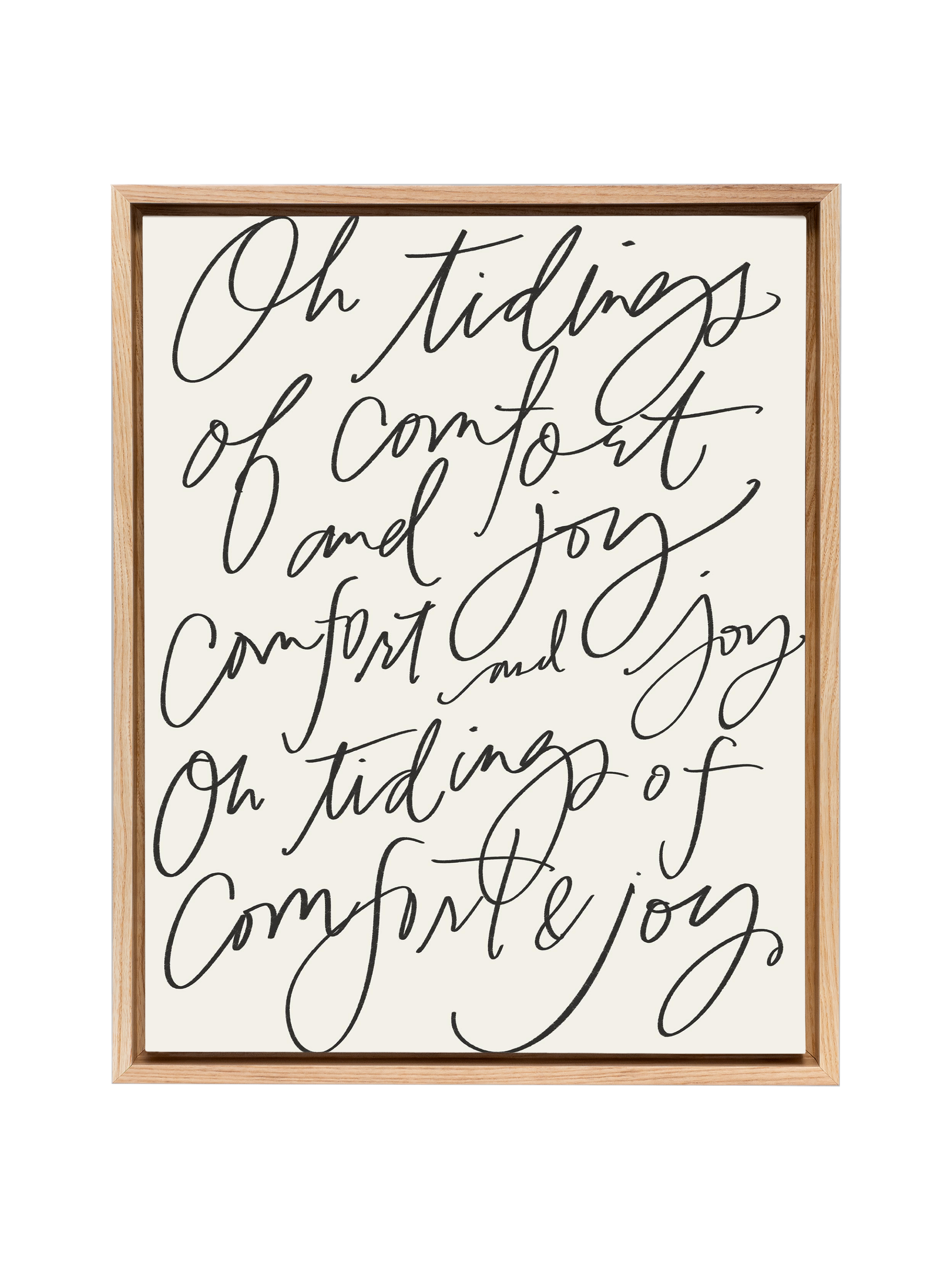 Comfort & Joy | Alabaster | Canvas