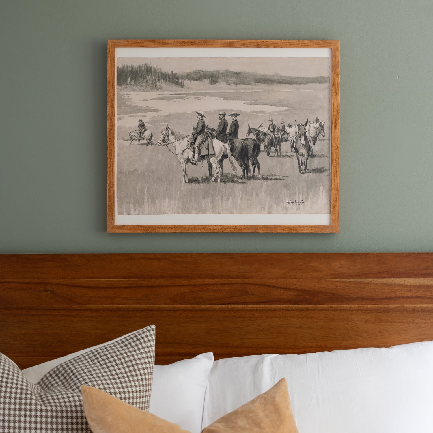 Cowboys Luxe Art Print