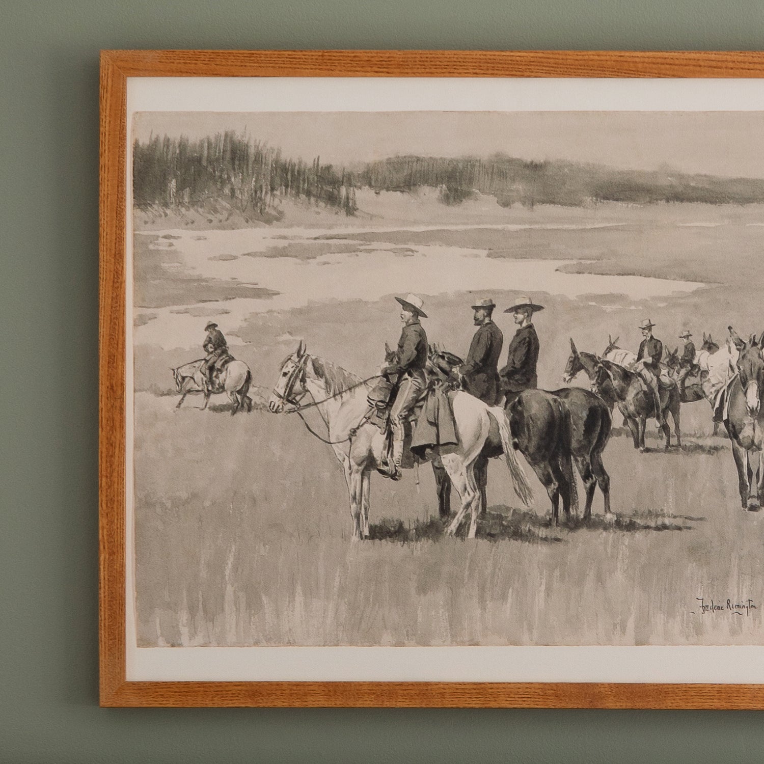 Cowboys Canvas Wall Art . Rectangle