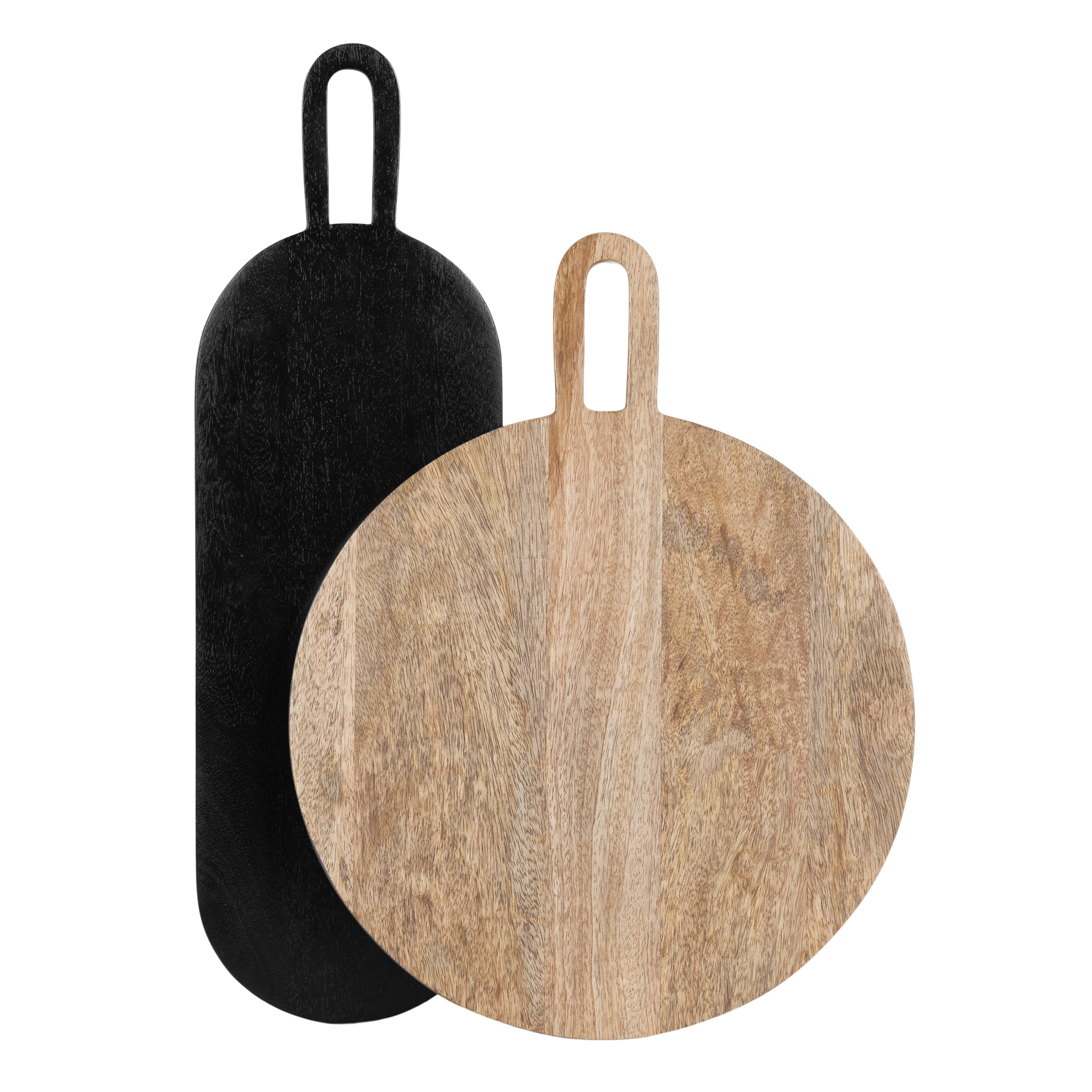 Staven 2 Piece Wood Serving Board Set