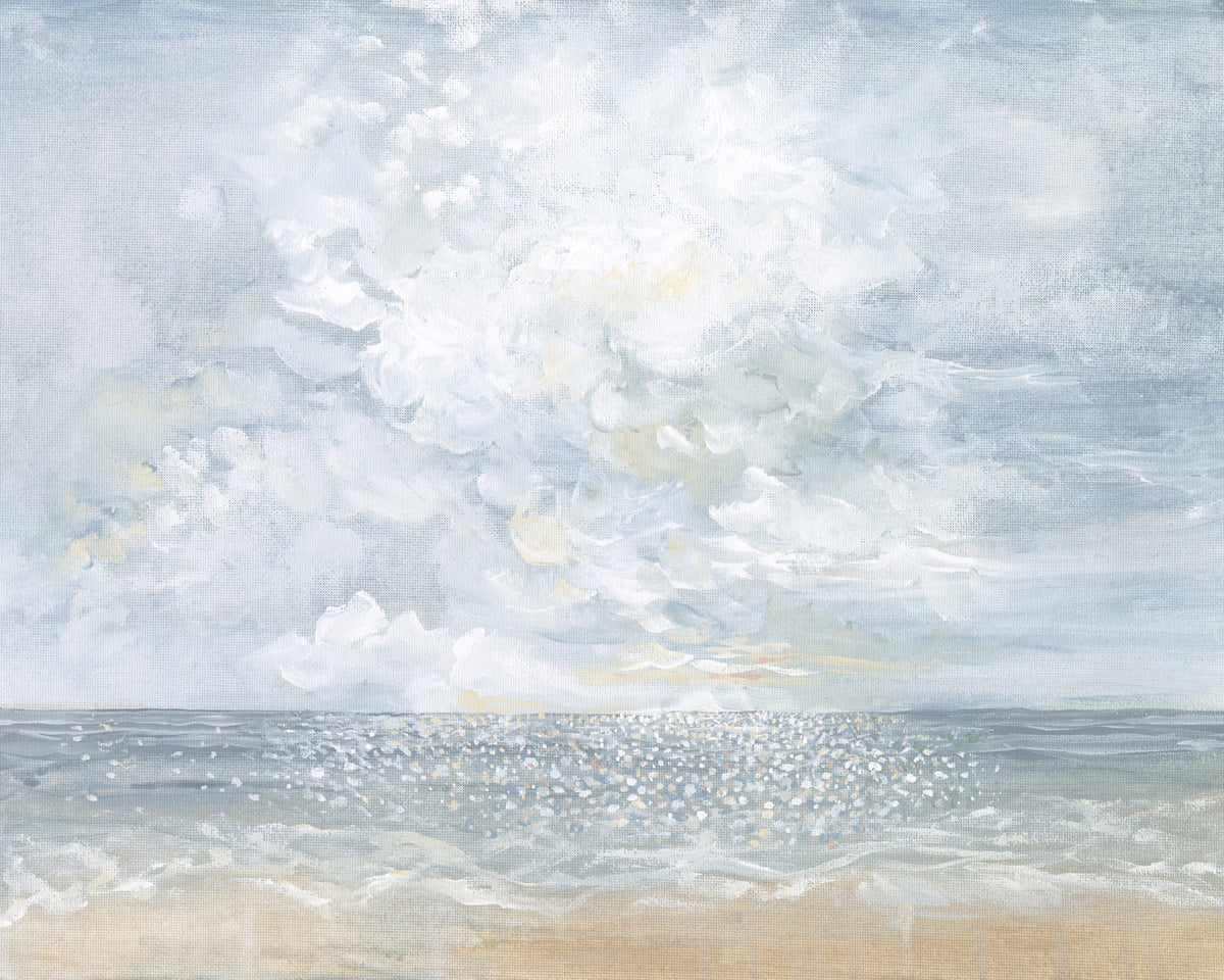 Dazzling Shore Luxe Art Print