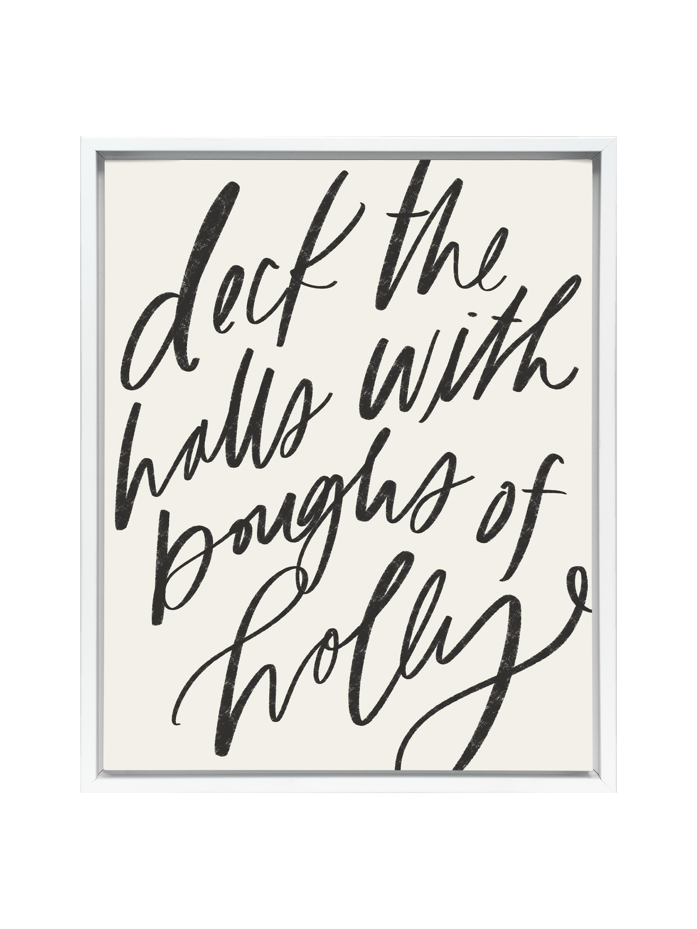 Deck the Halls | Alabaster | Canvas