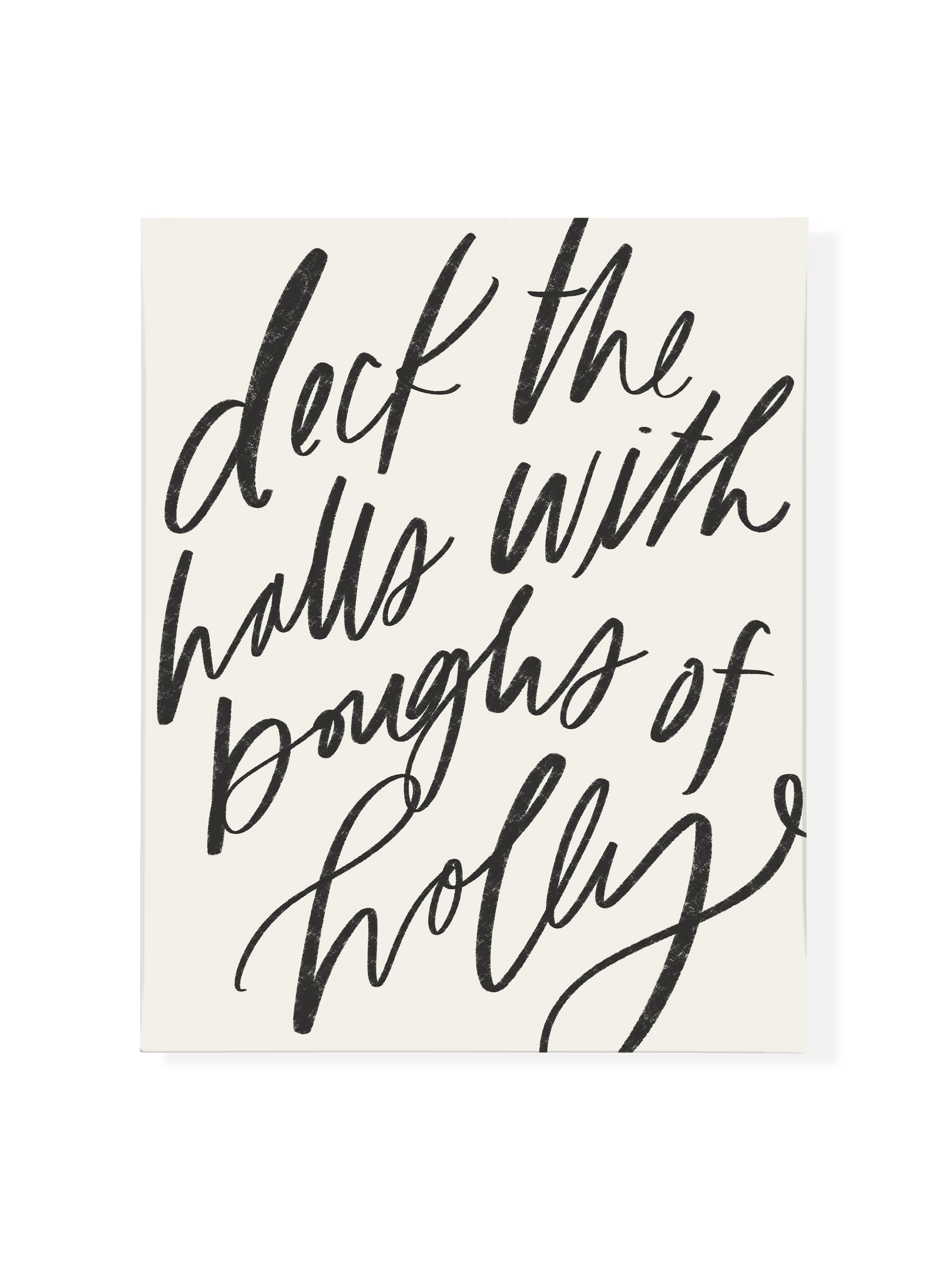 Deck the Halls | Alabaster | Canvas