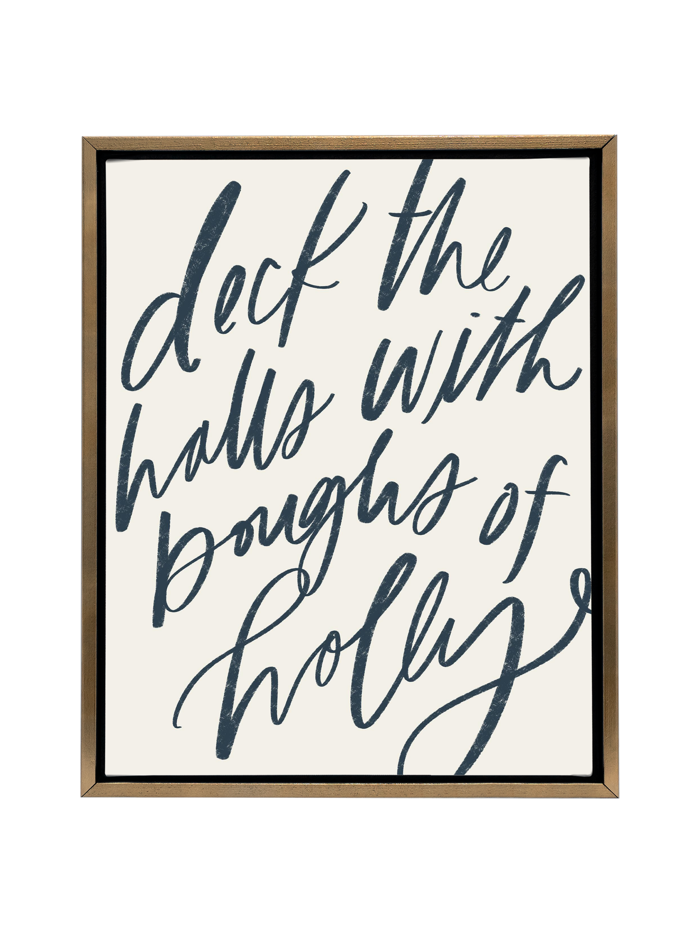 Deck the Halls | Interior Navy | Canvas