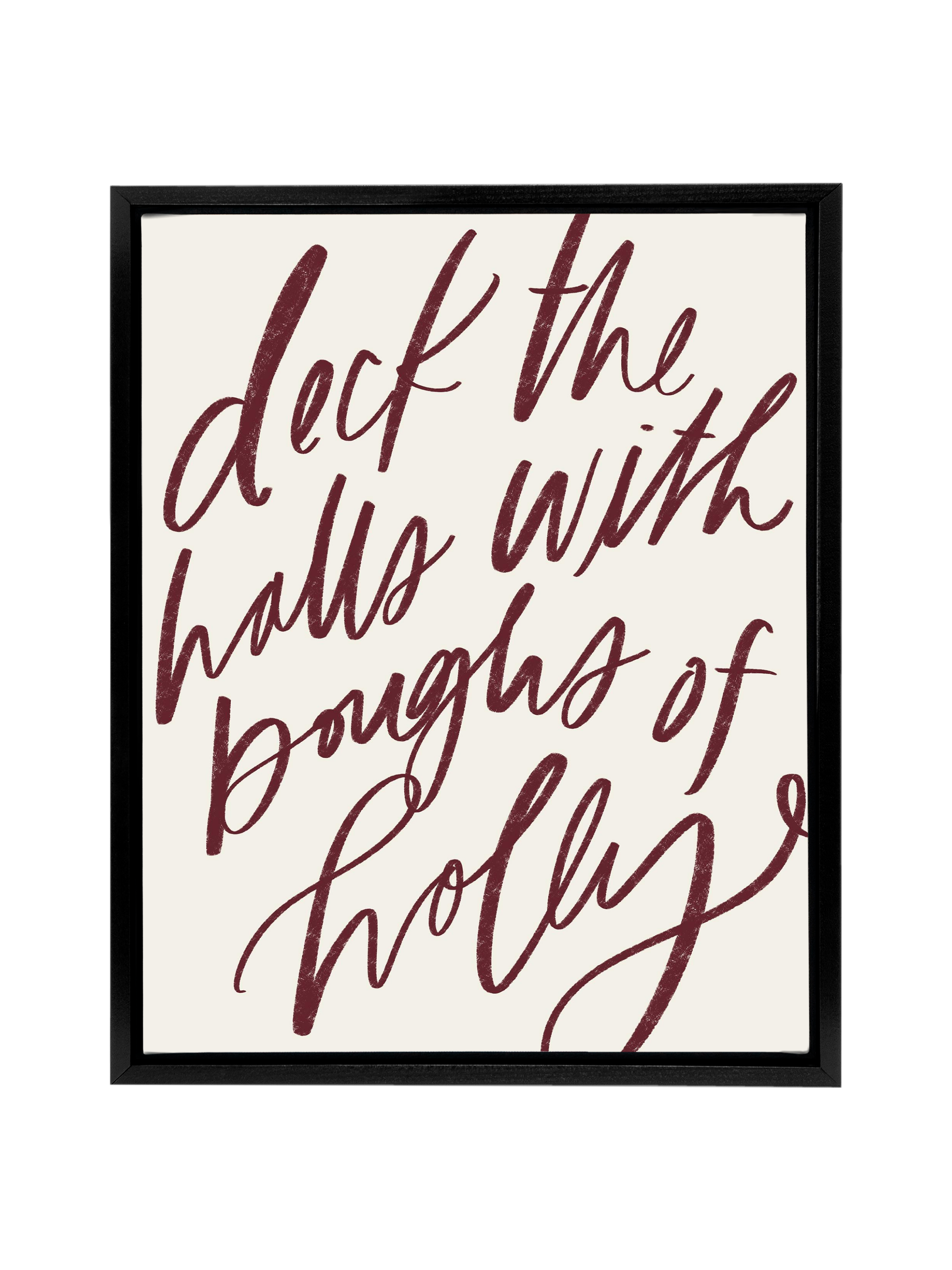 Deck the Halls | Pomegranate | Canvas