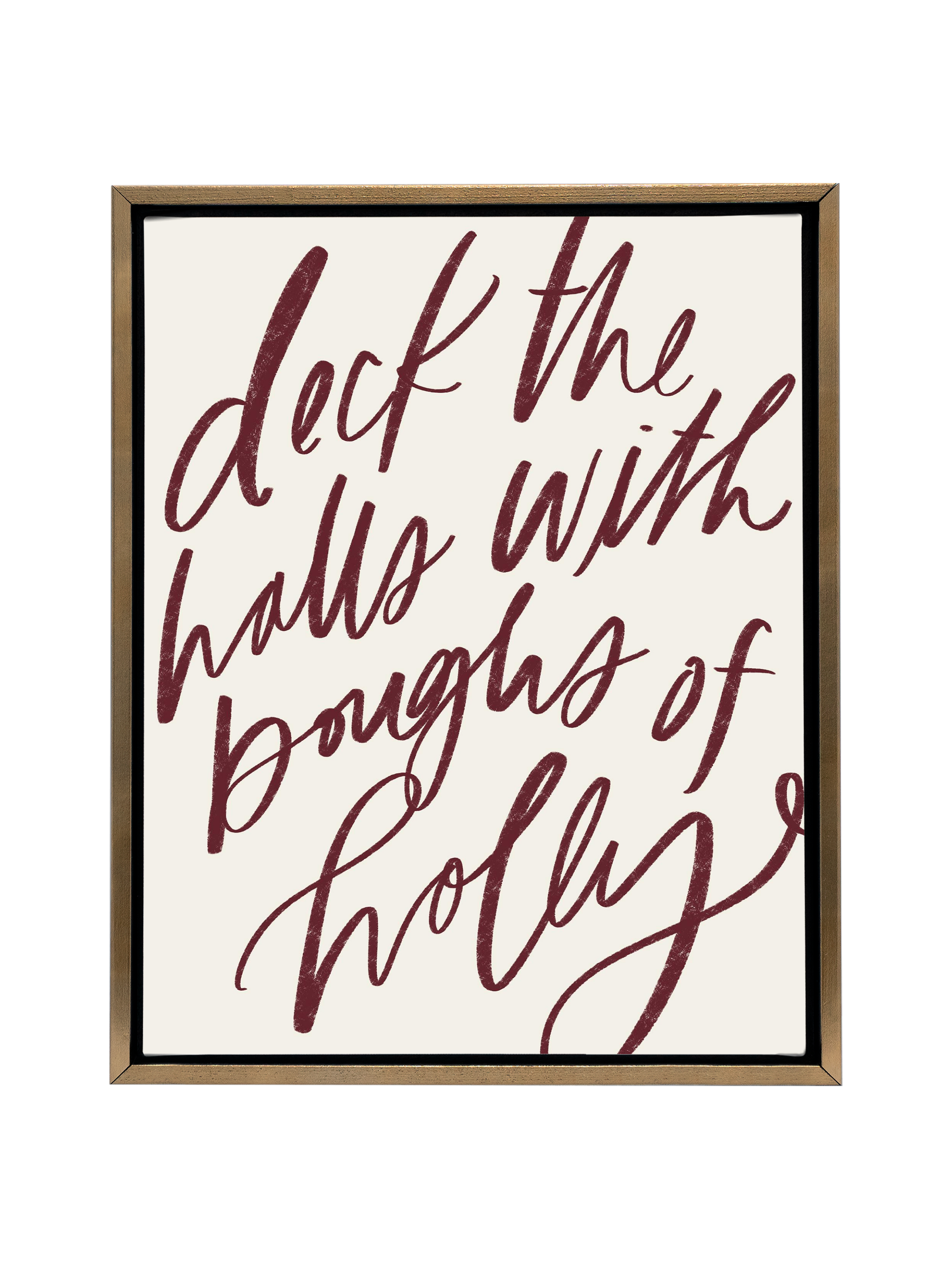 Deck the Halls | Pomegranate | Canvas