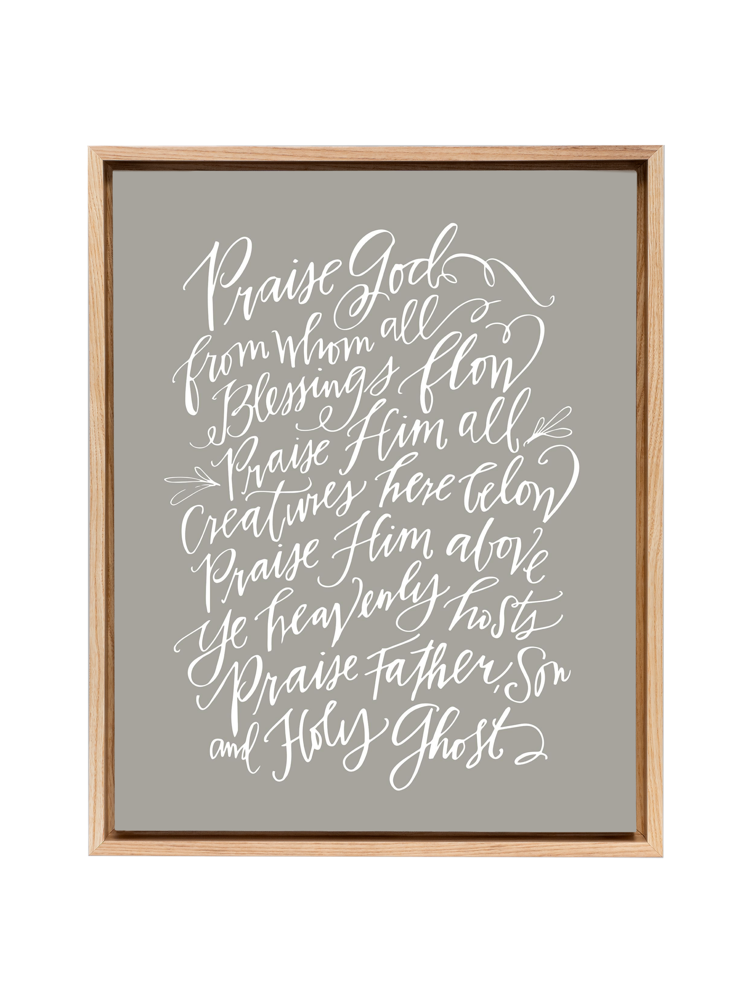 Doxology | Warm Grey | Canvas