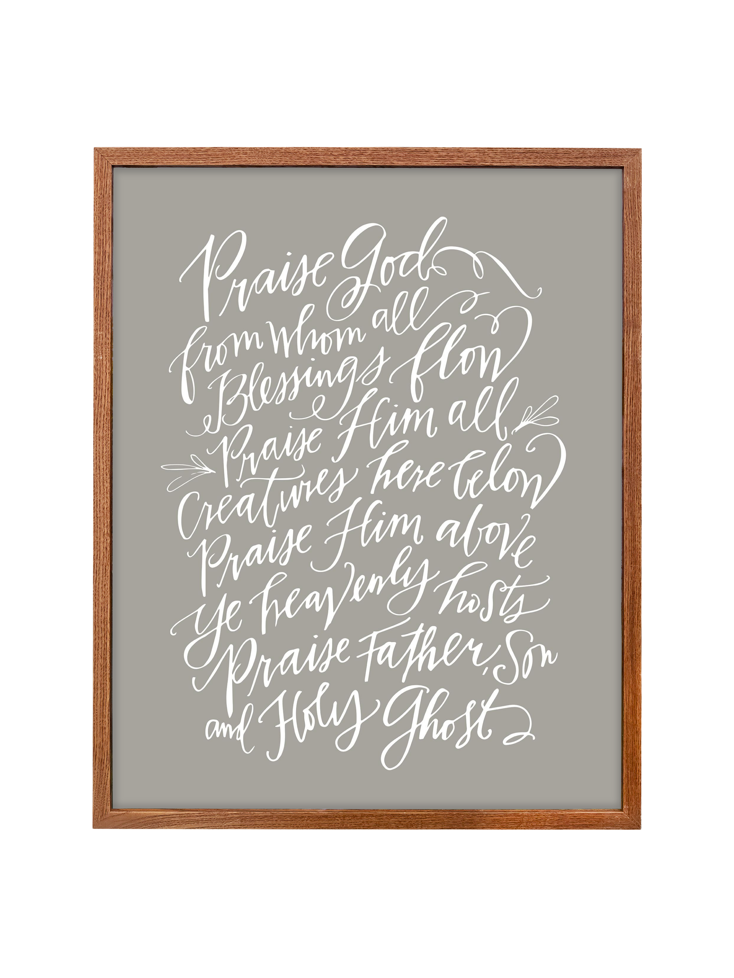 Doxology | Warm Grey | Canvas