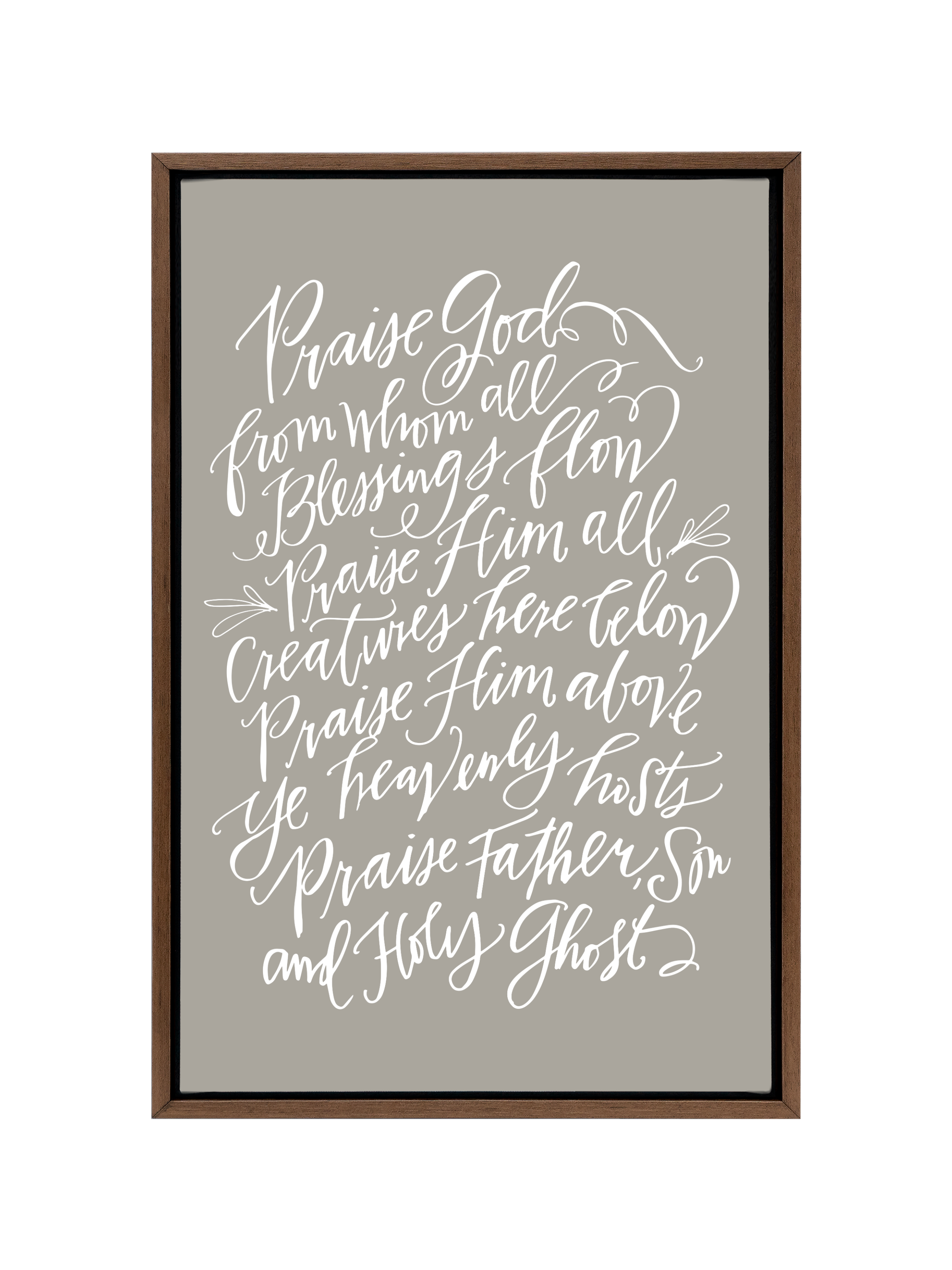 Doxology | Warm Grey | Canvas