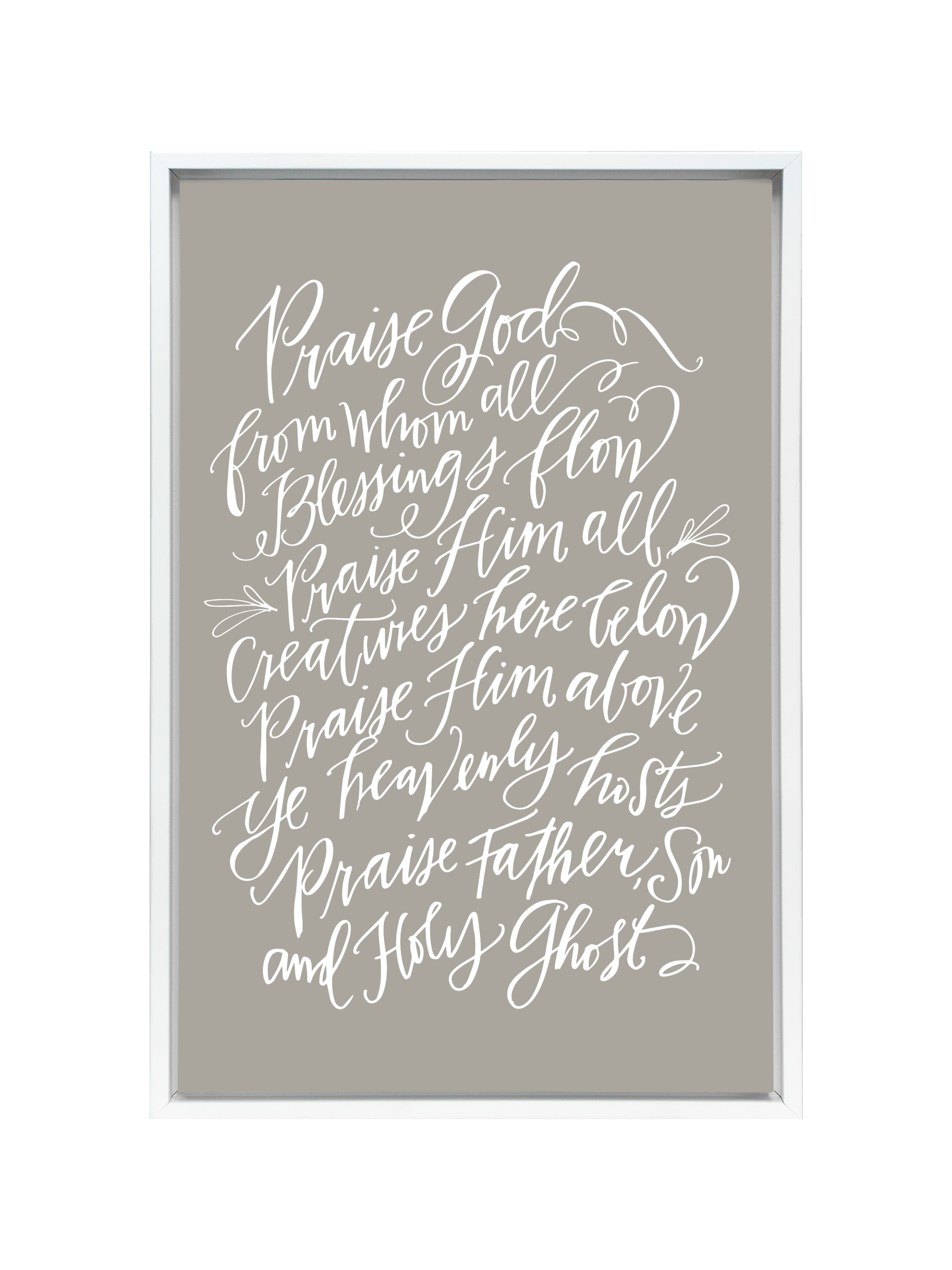 Doxology | Warm Grey | Canvas