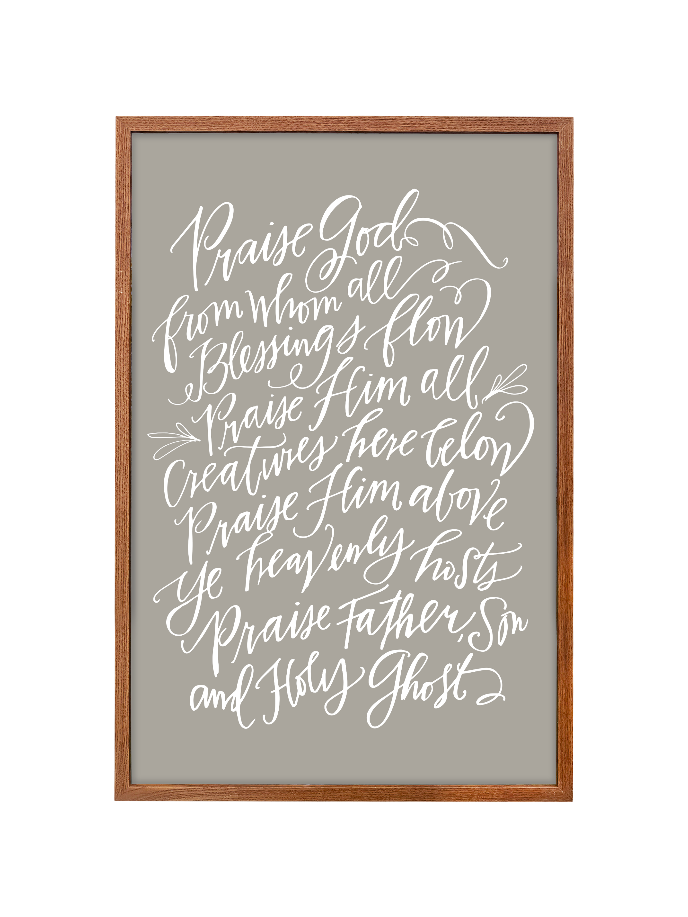 Doxology | Warm Grey | Canvas