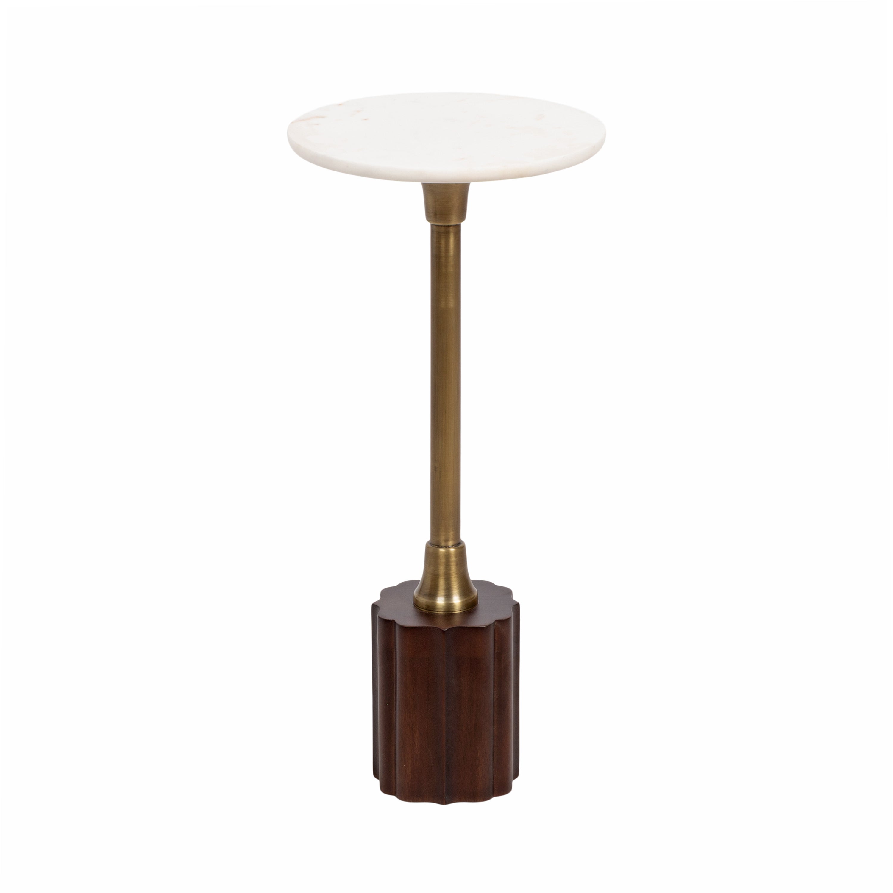 Nisha Round Marble Drink Table