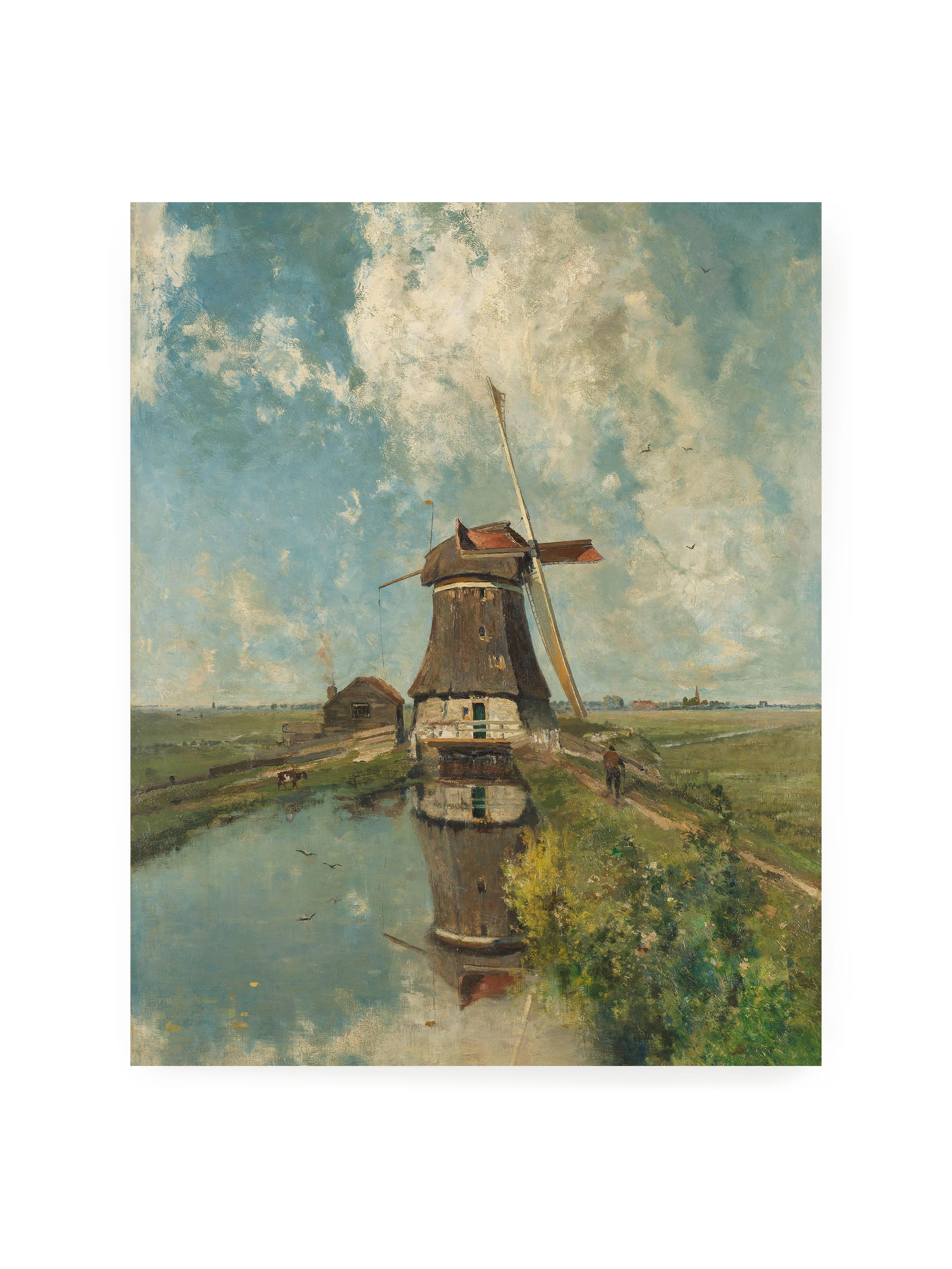 Dutch Windmills | Art Print