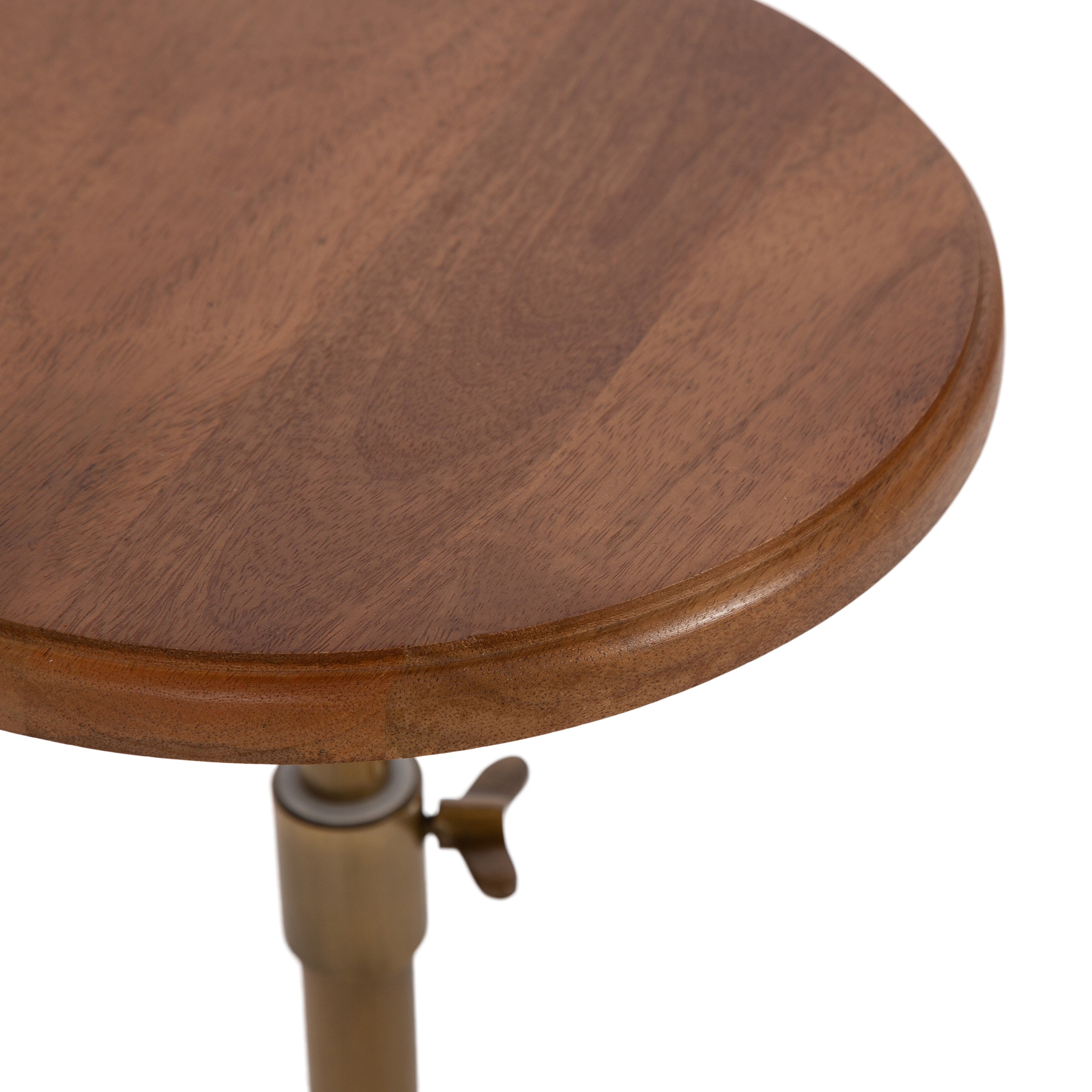 Engles Adjustable Wood Table and Plant Stand