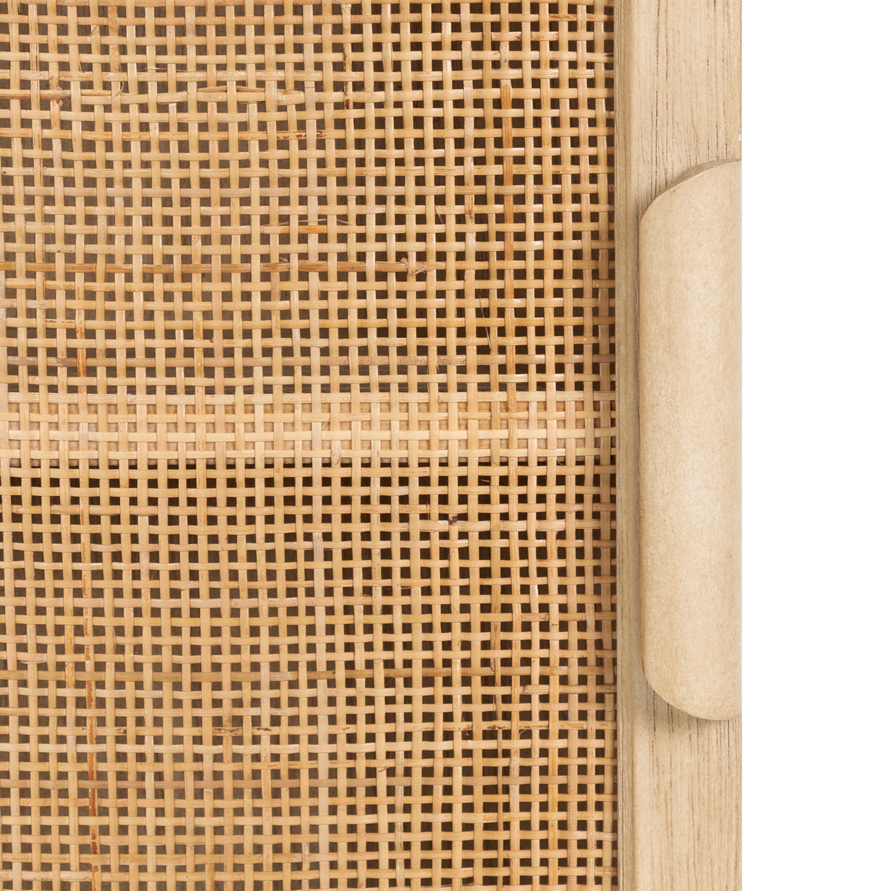 Ori Rattan Wall Cabinet with Cubby