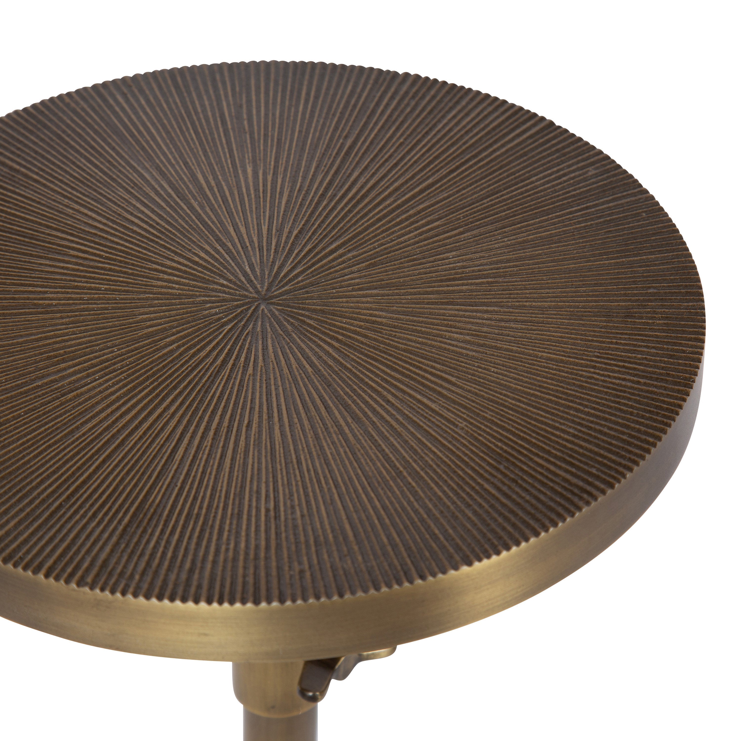 Engles Adjustable Embossed Metal Table and Plant Stand