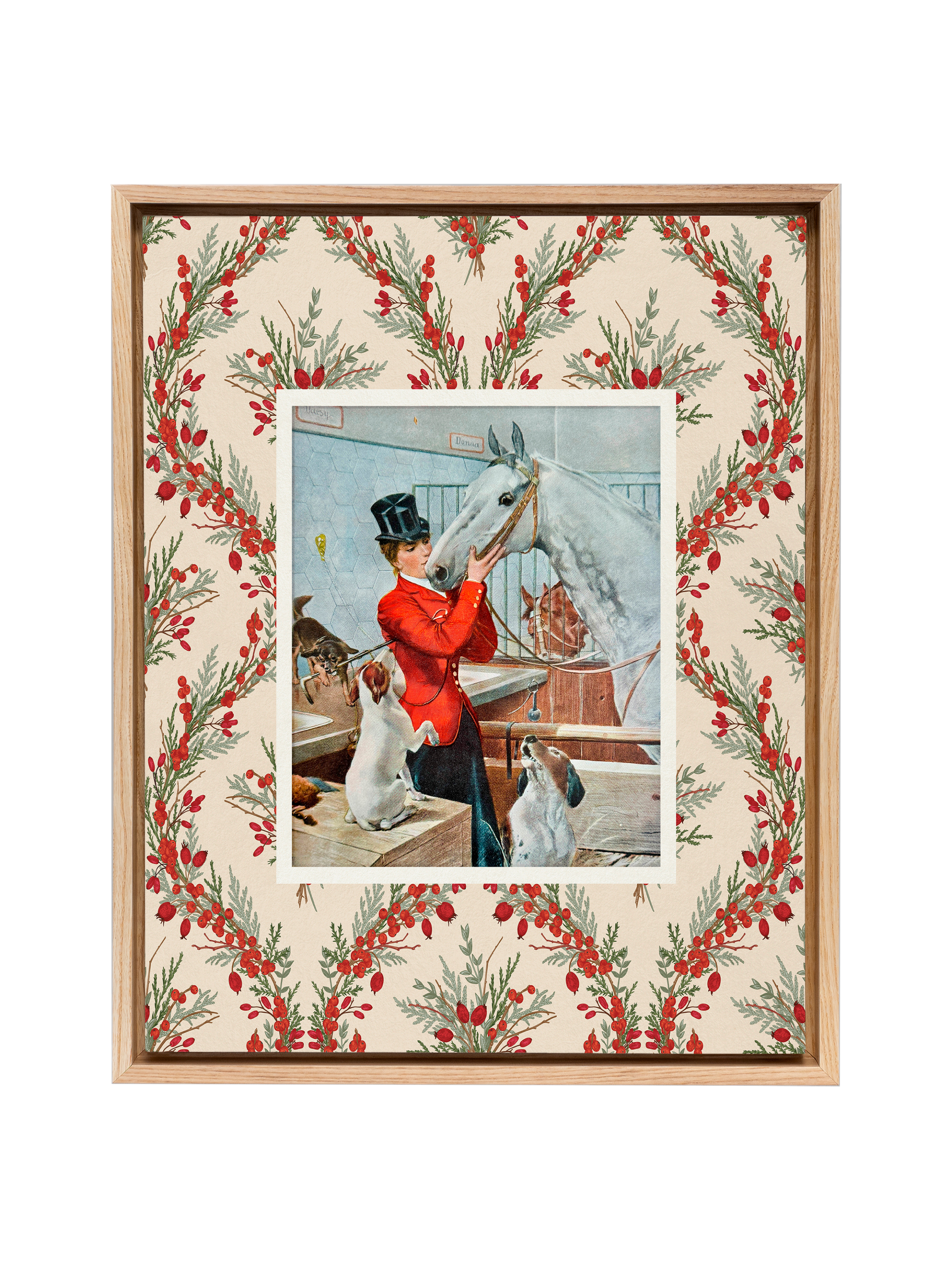 Equestrian and Her Darlings | Canvas