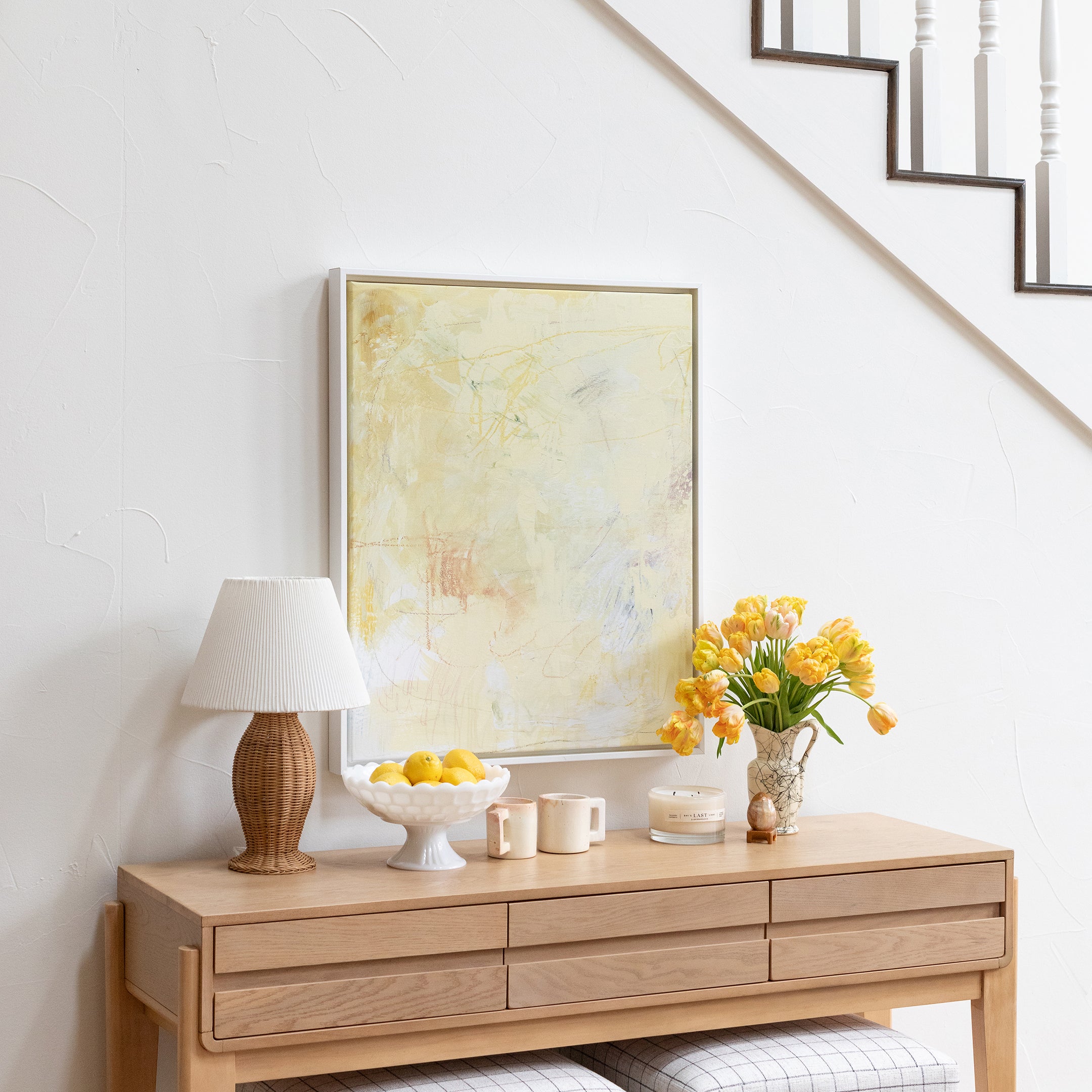 Citrine Canvas Wall Art