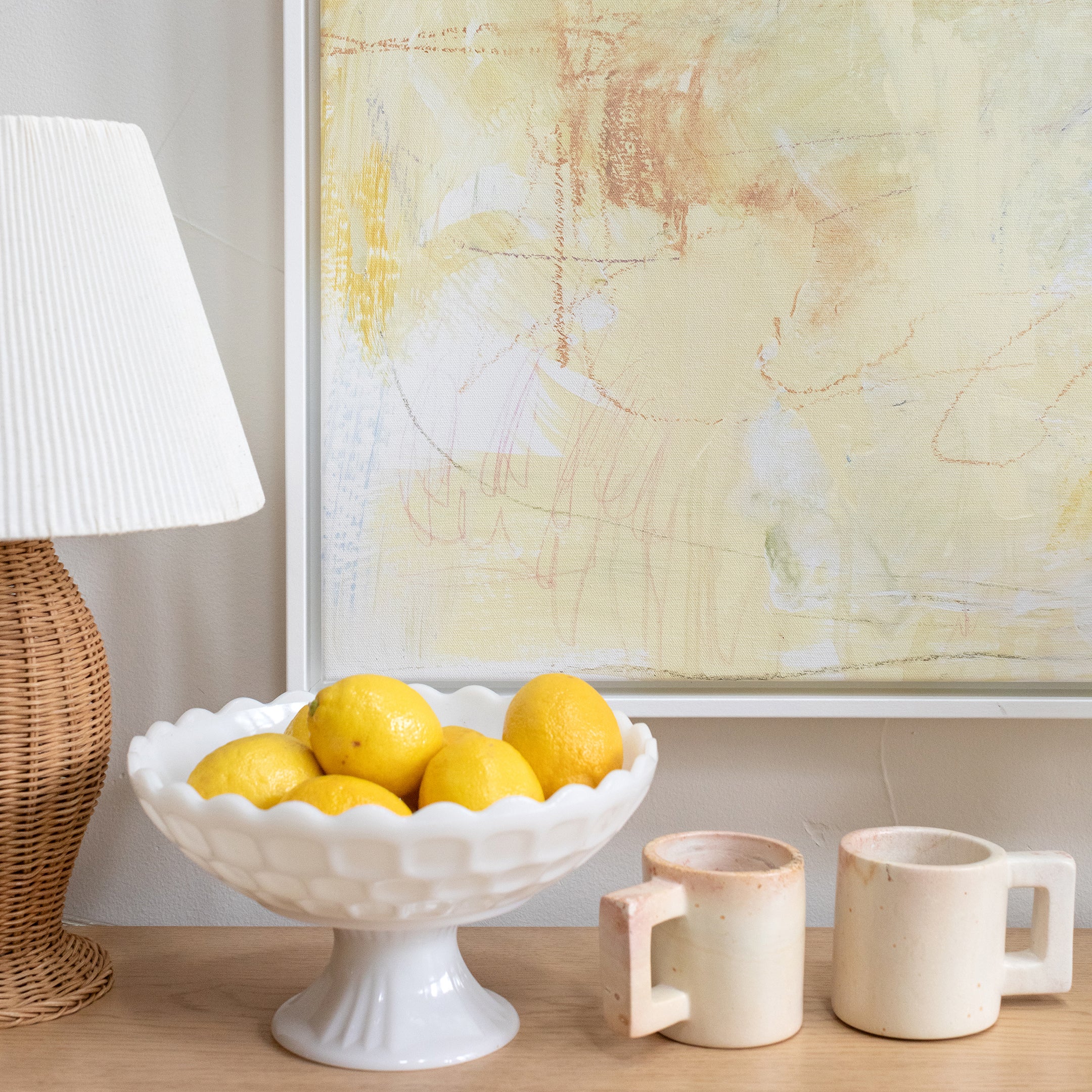 Citrine Canvas Wall Art