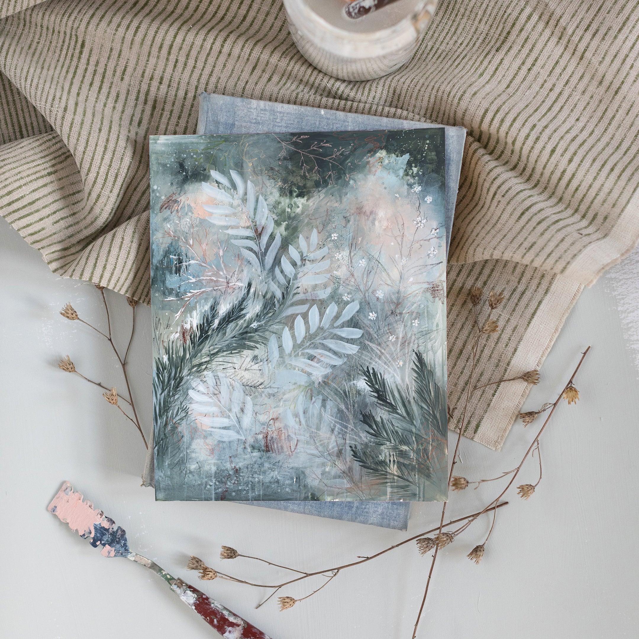 Blossom & Pine Canvas Wall Art
