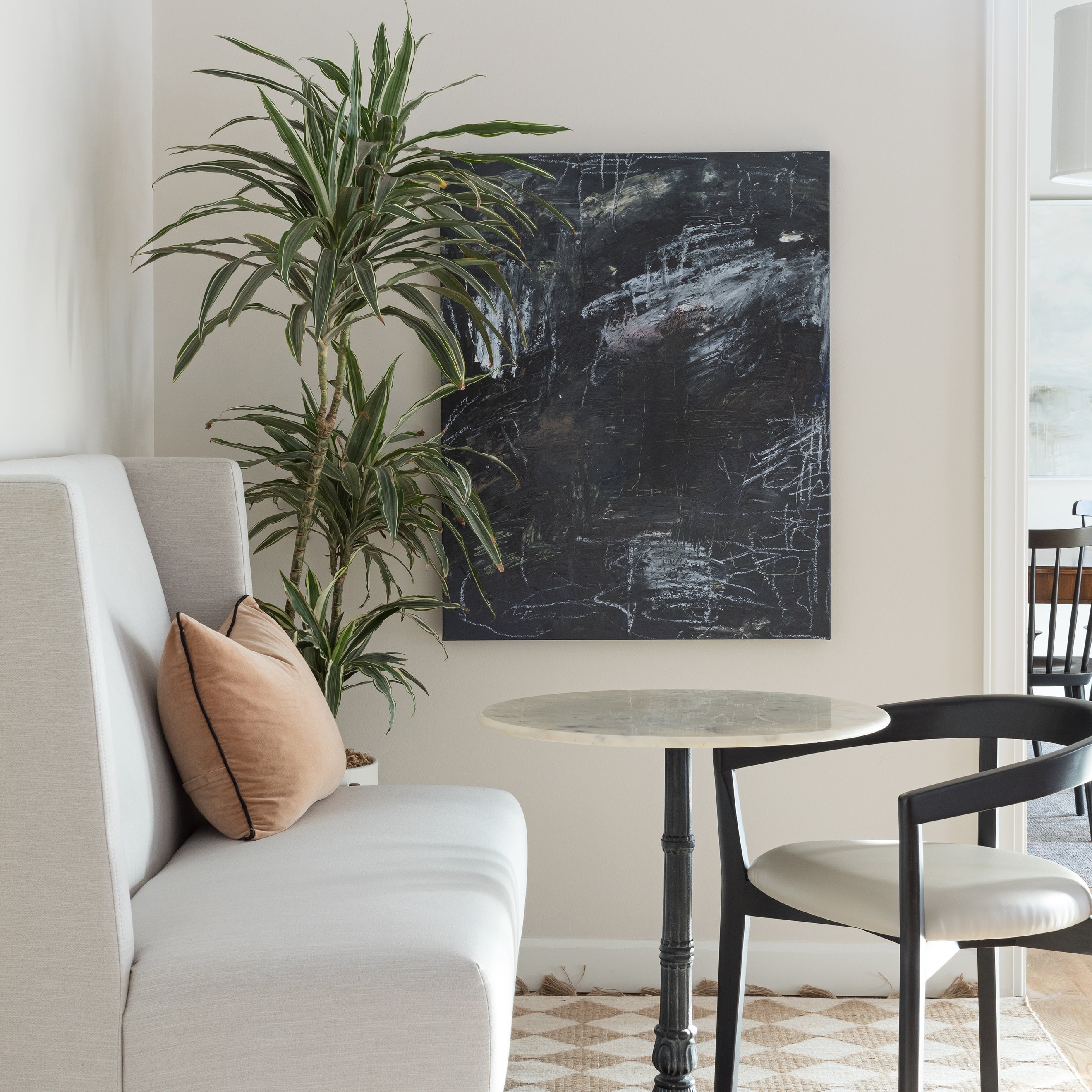 Obsidian Canvas Wall Art