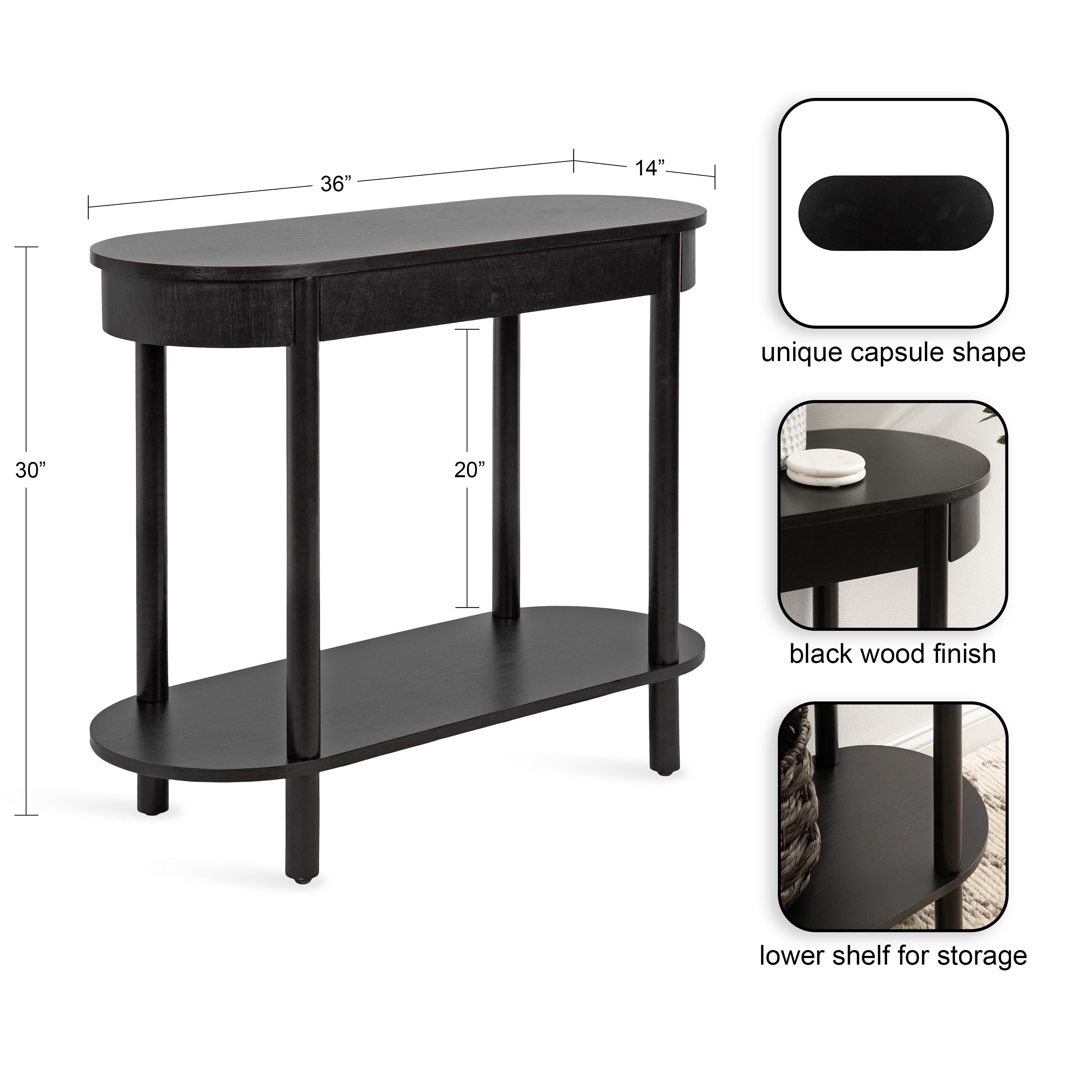 Koji Capsule Console Table