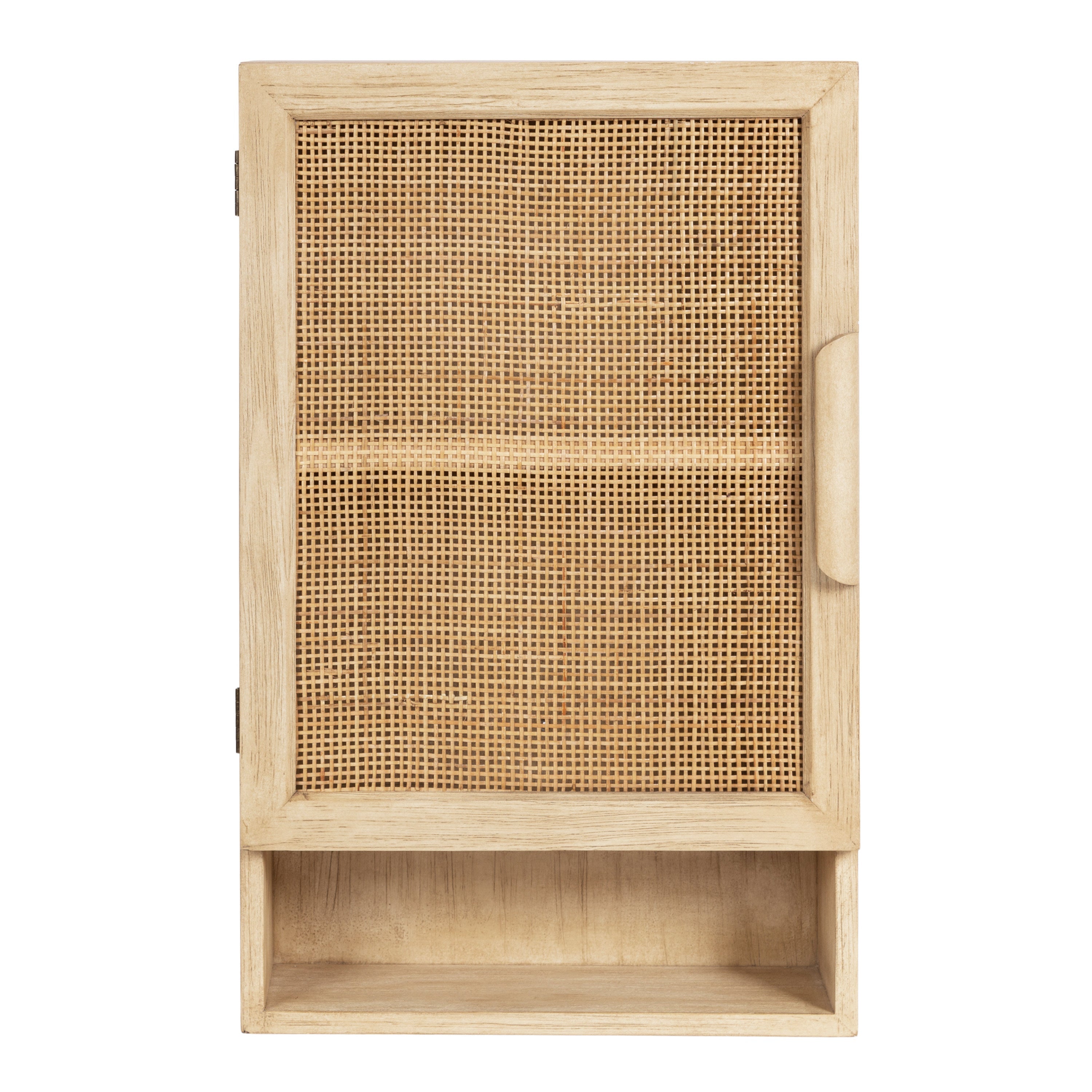 Ori Rattan Wall Cabinet with Cubby