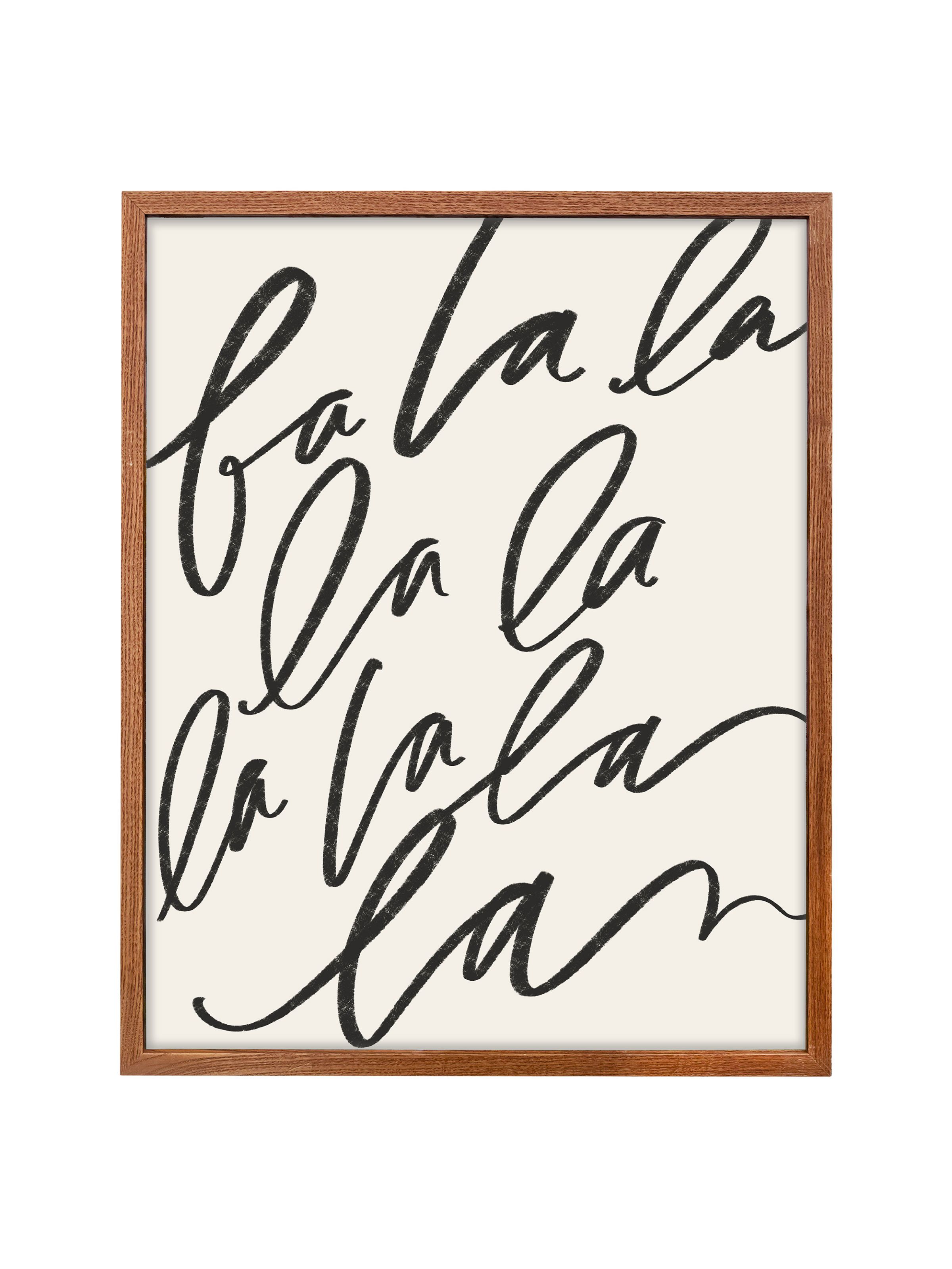 Fa La La | Alabaster | Canvas