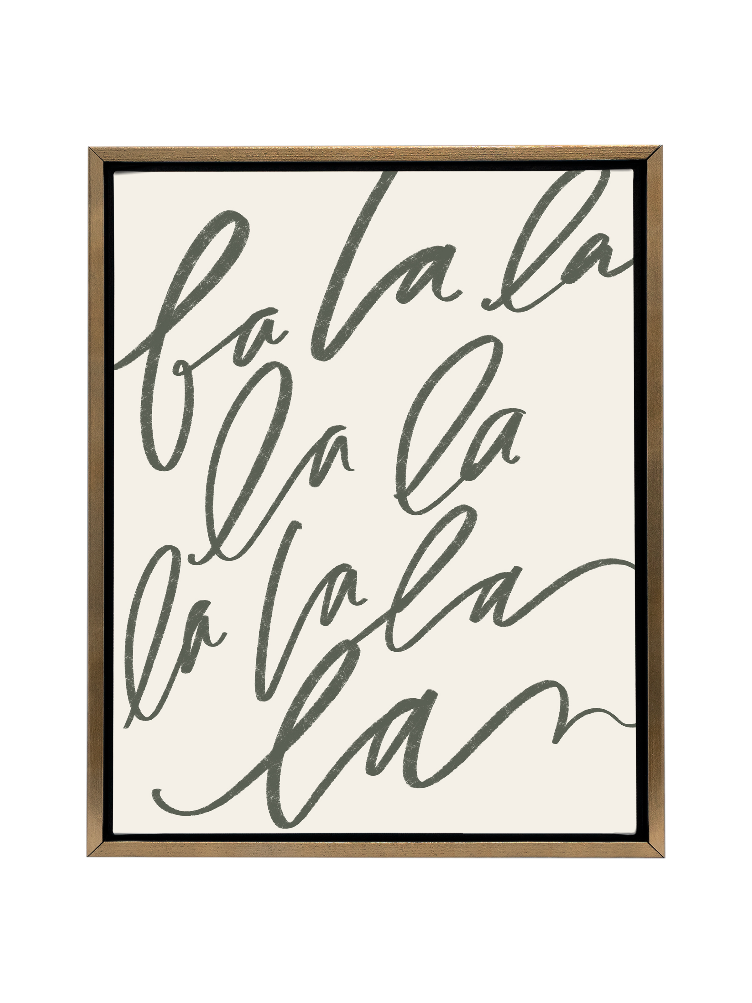 Fa La La | Camp Green | Canvas