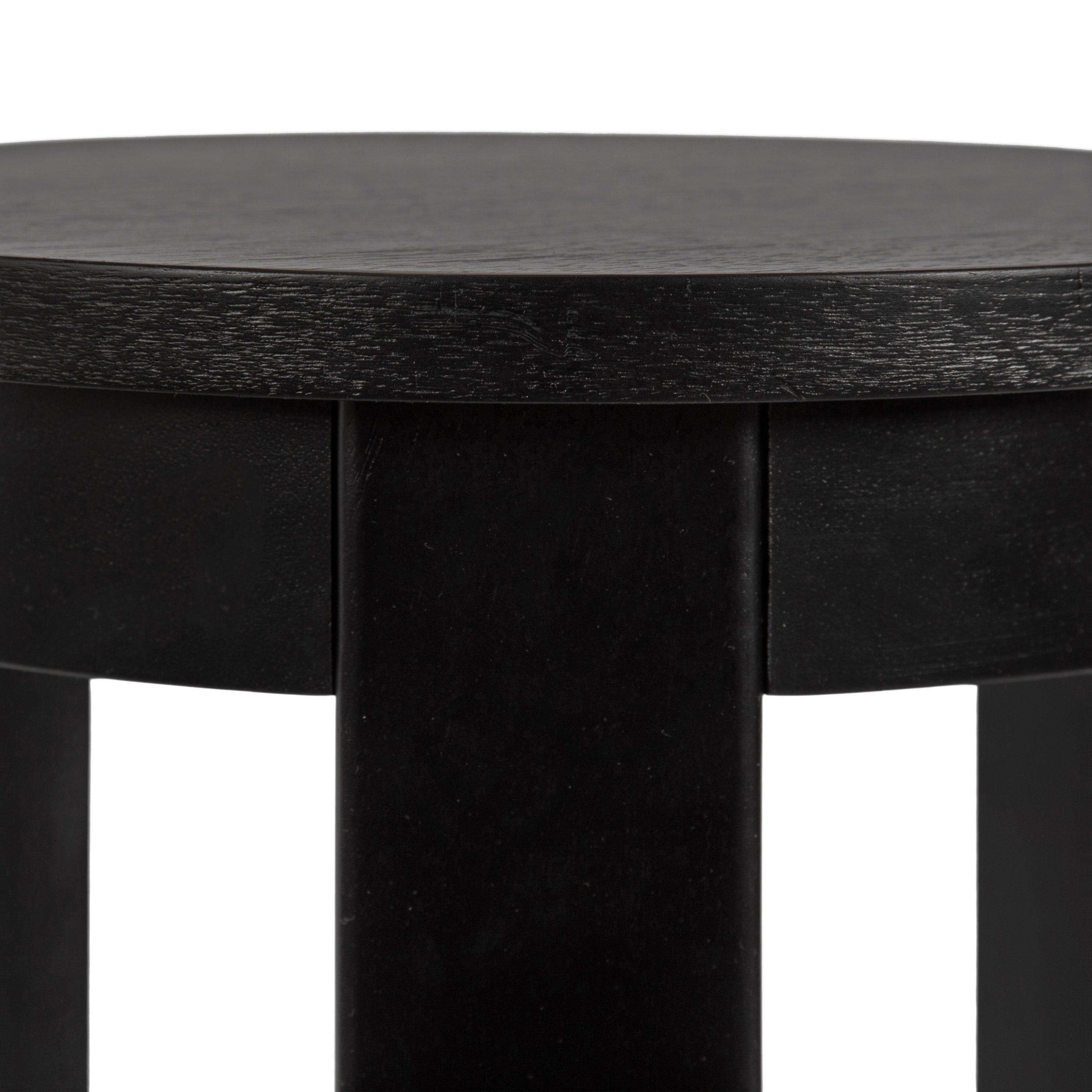 Foxford Round Wood Side Table