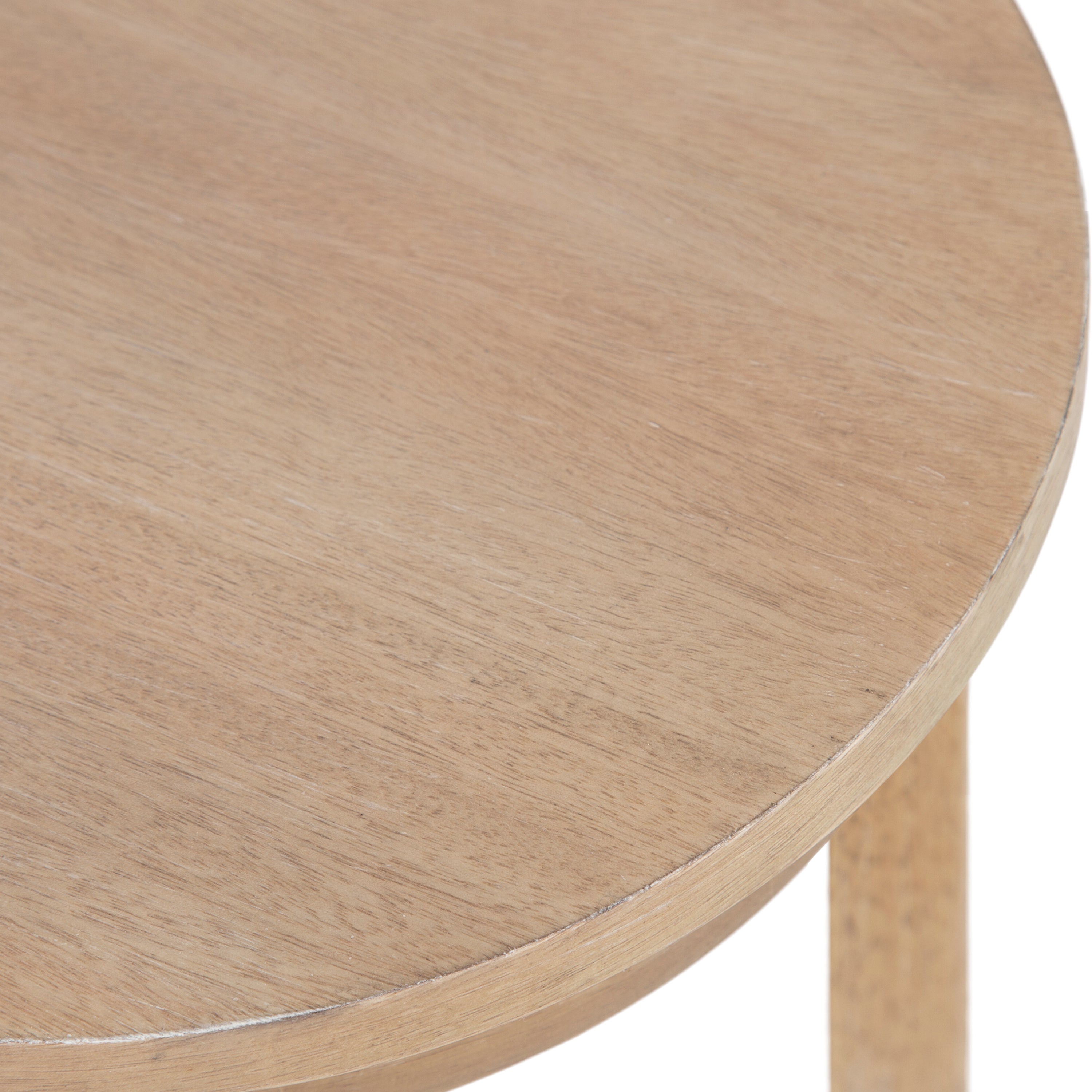 Foxford Round Wood Side Table