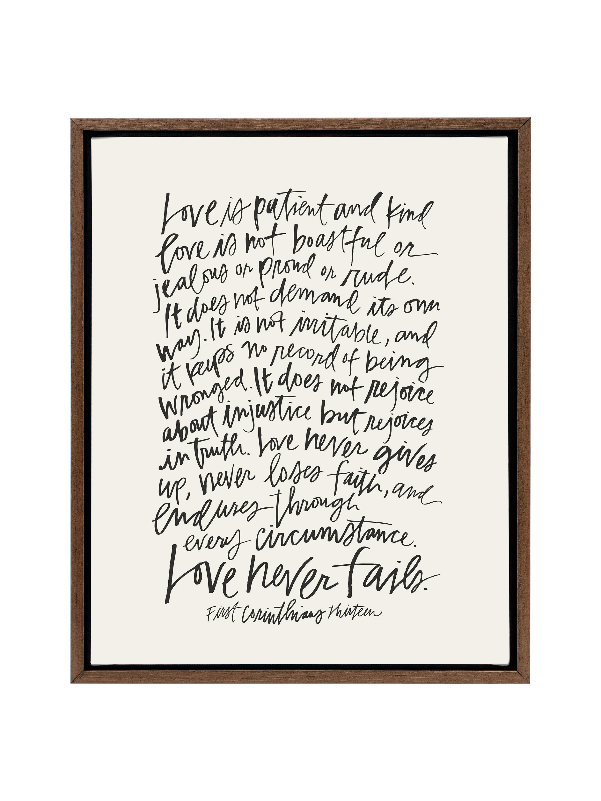 First Corinthians | Alabaster | Canvas