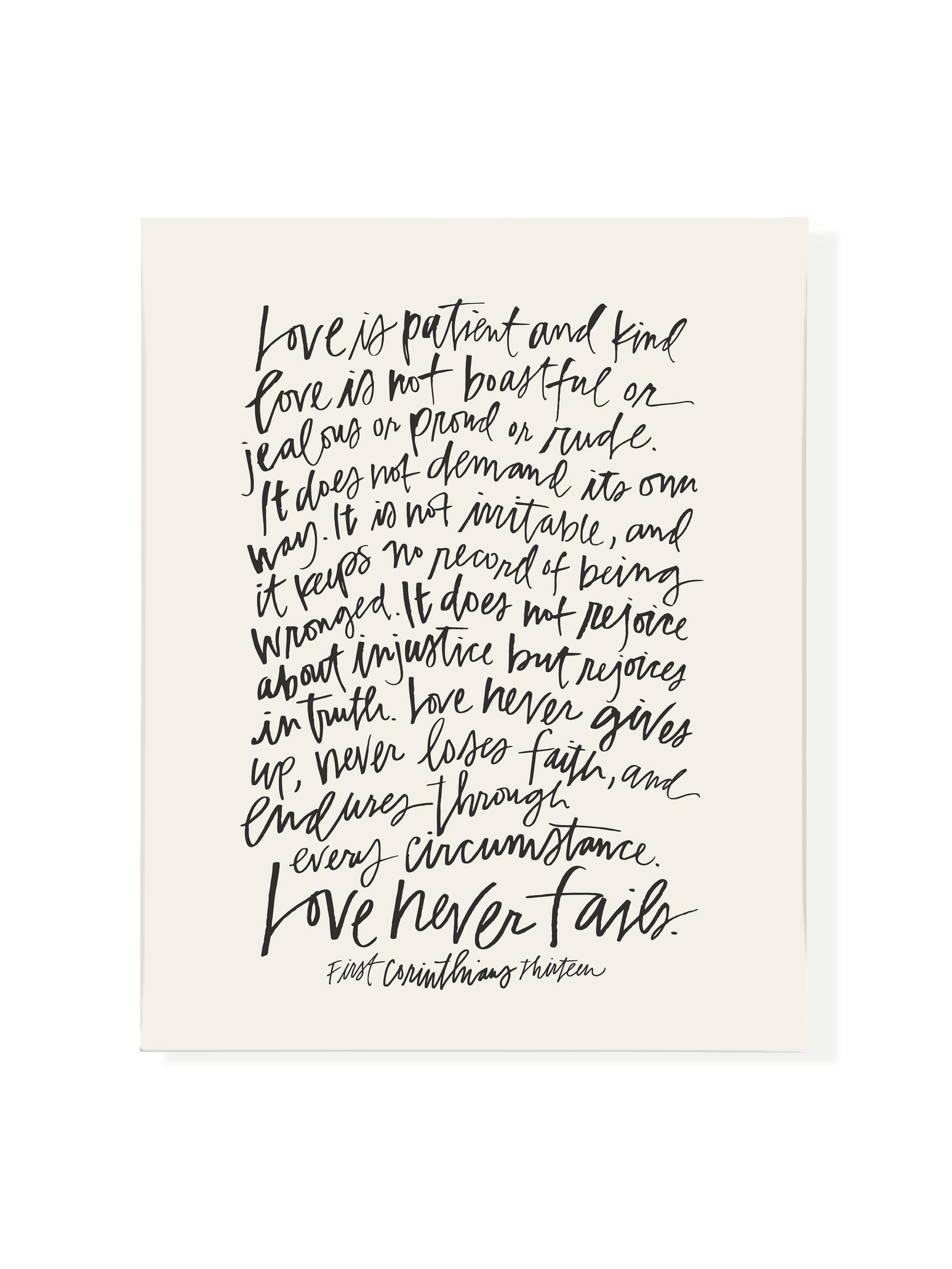 First Corinthians | Alabaster | Canvas