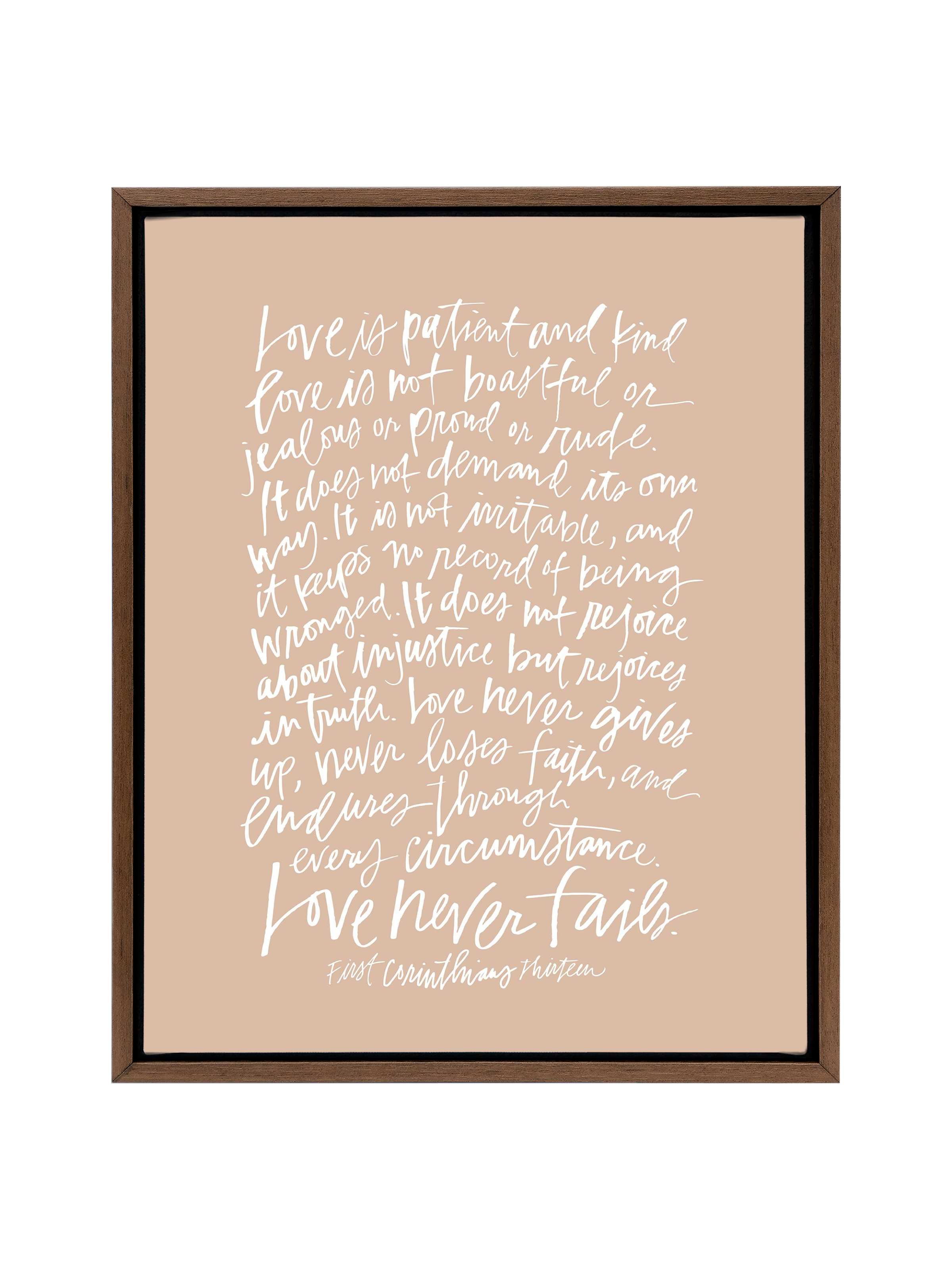 First Corinthians | Cameo | Canvas