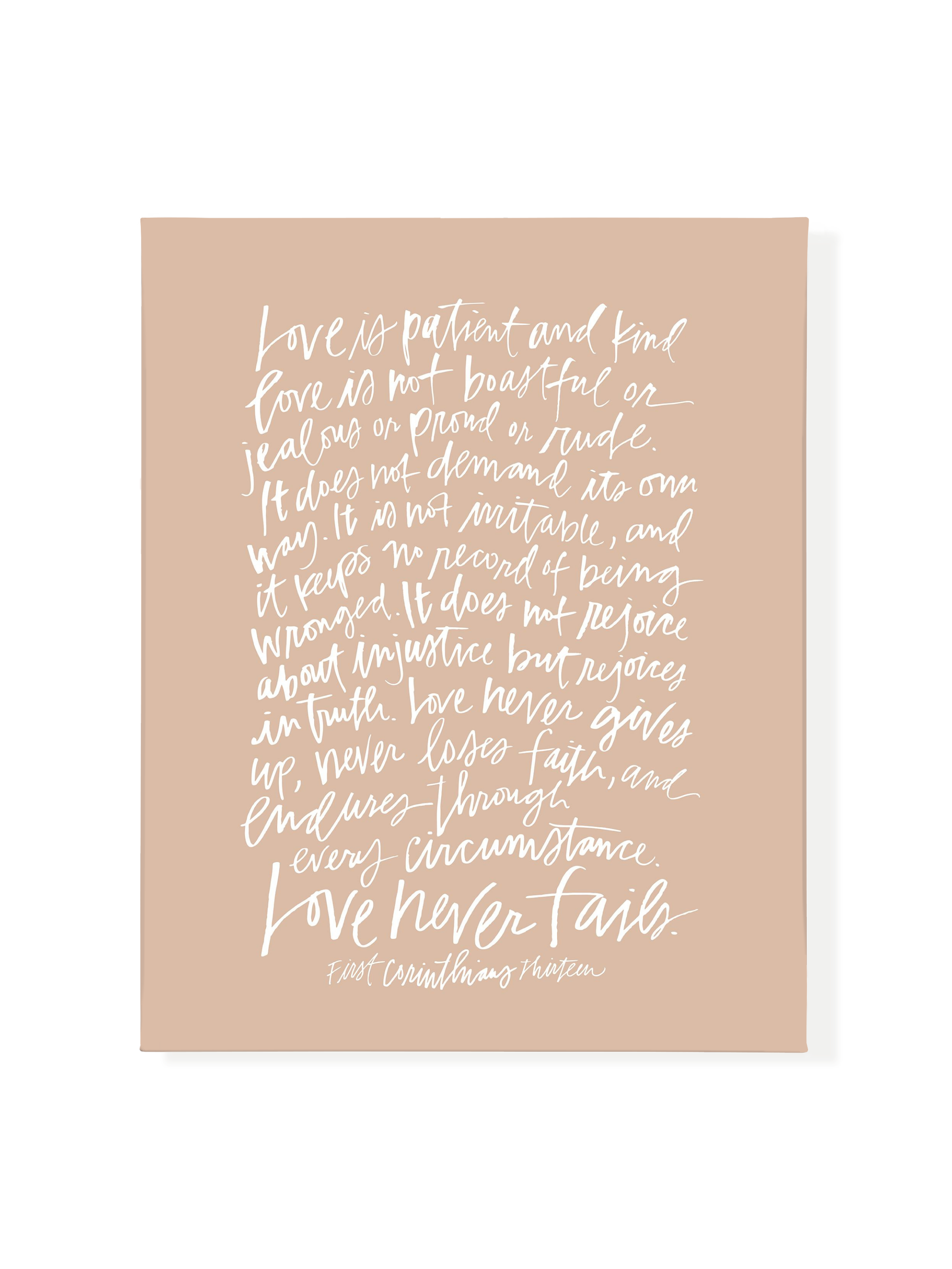First Corinthians | Cameo | Canvas