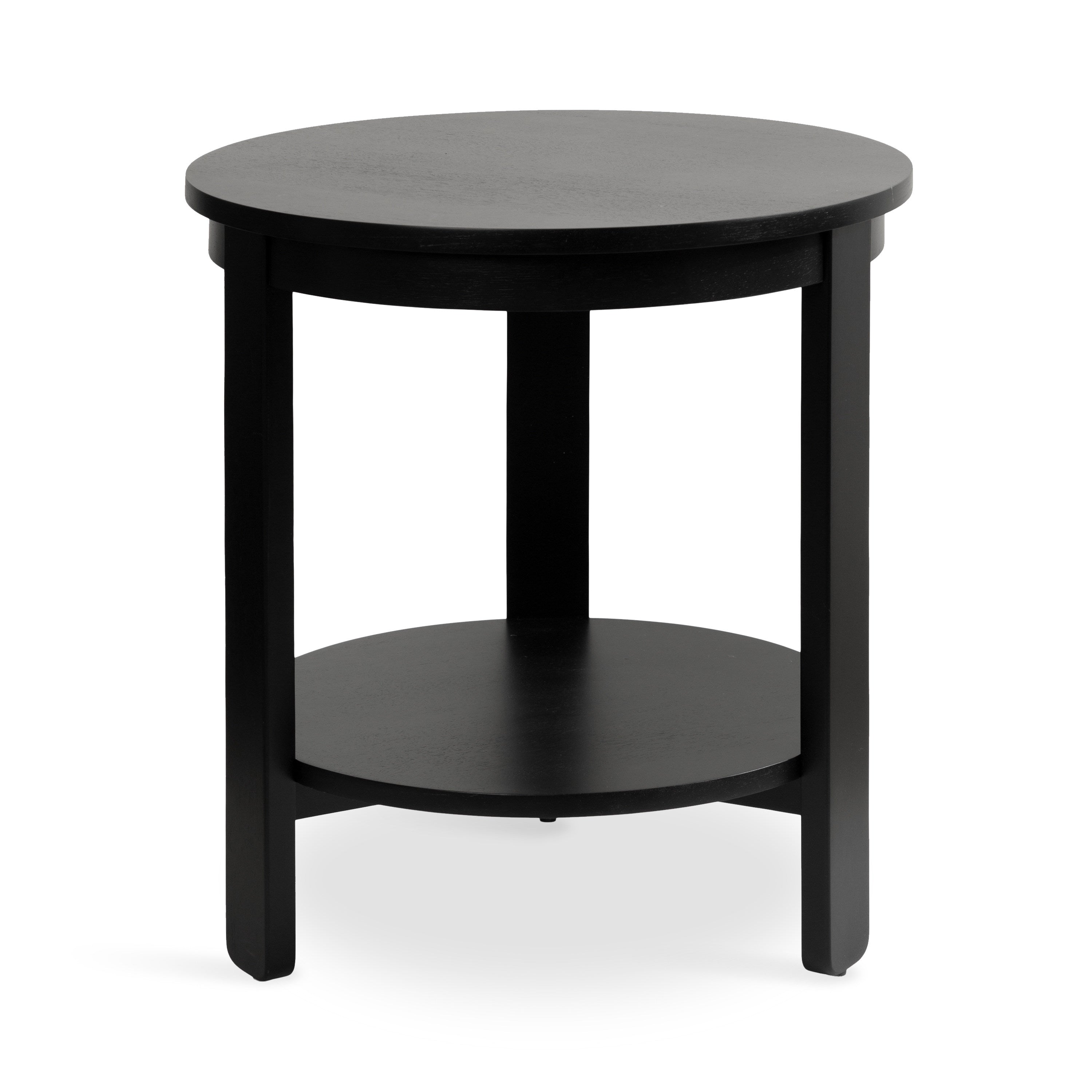 Foxford Round Wood Side Table
