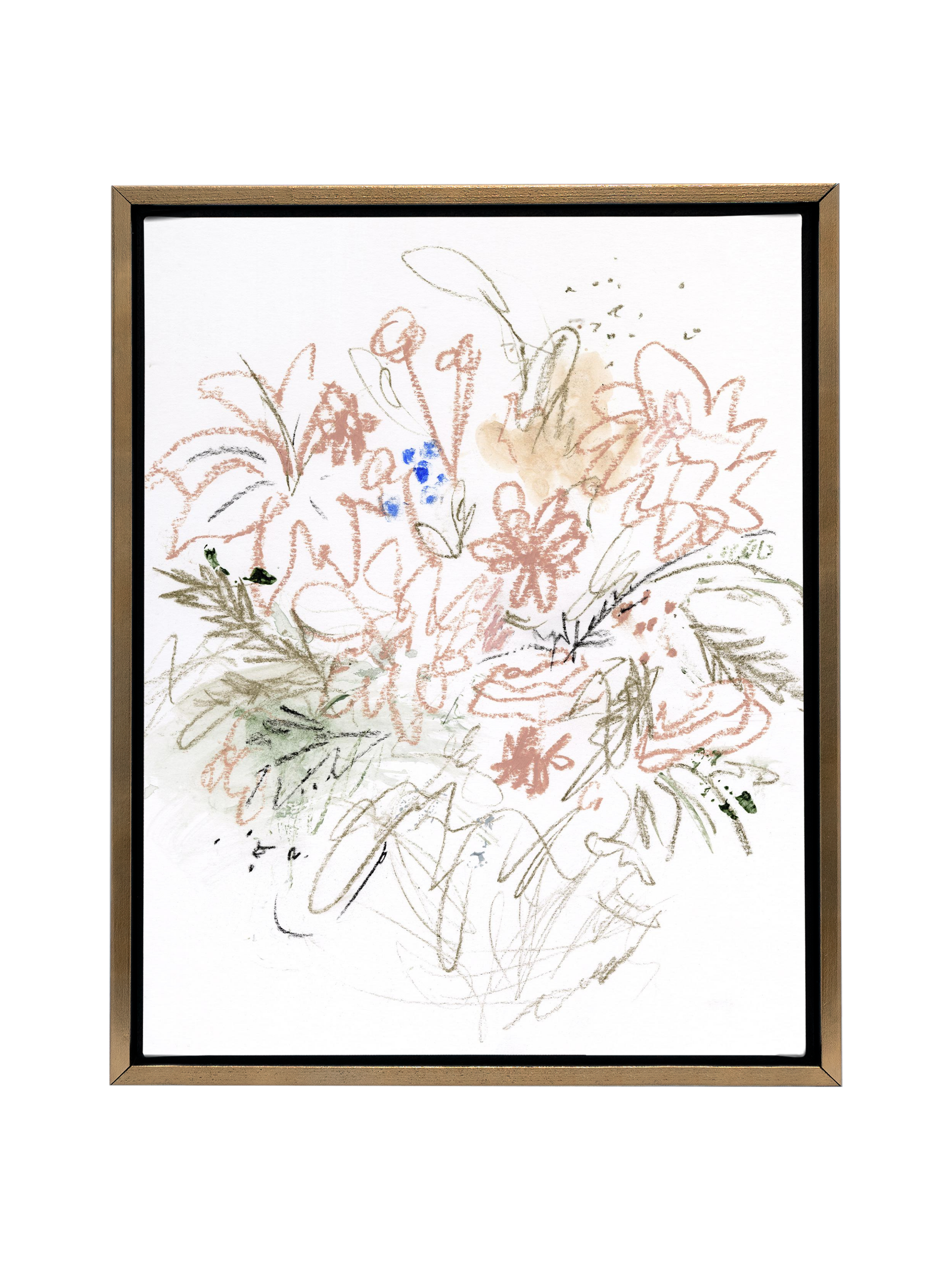 Gestural Floral Sketch | Canvas