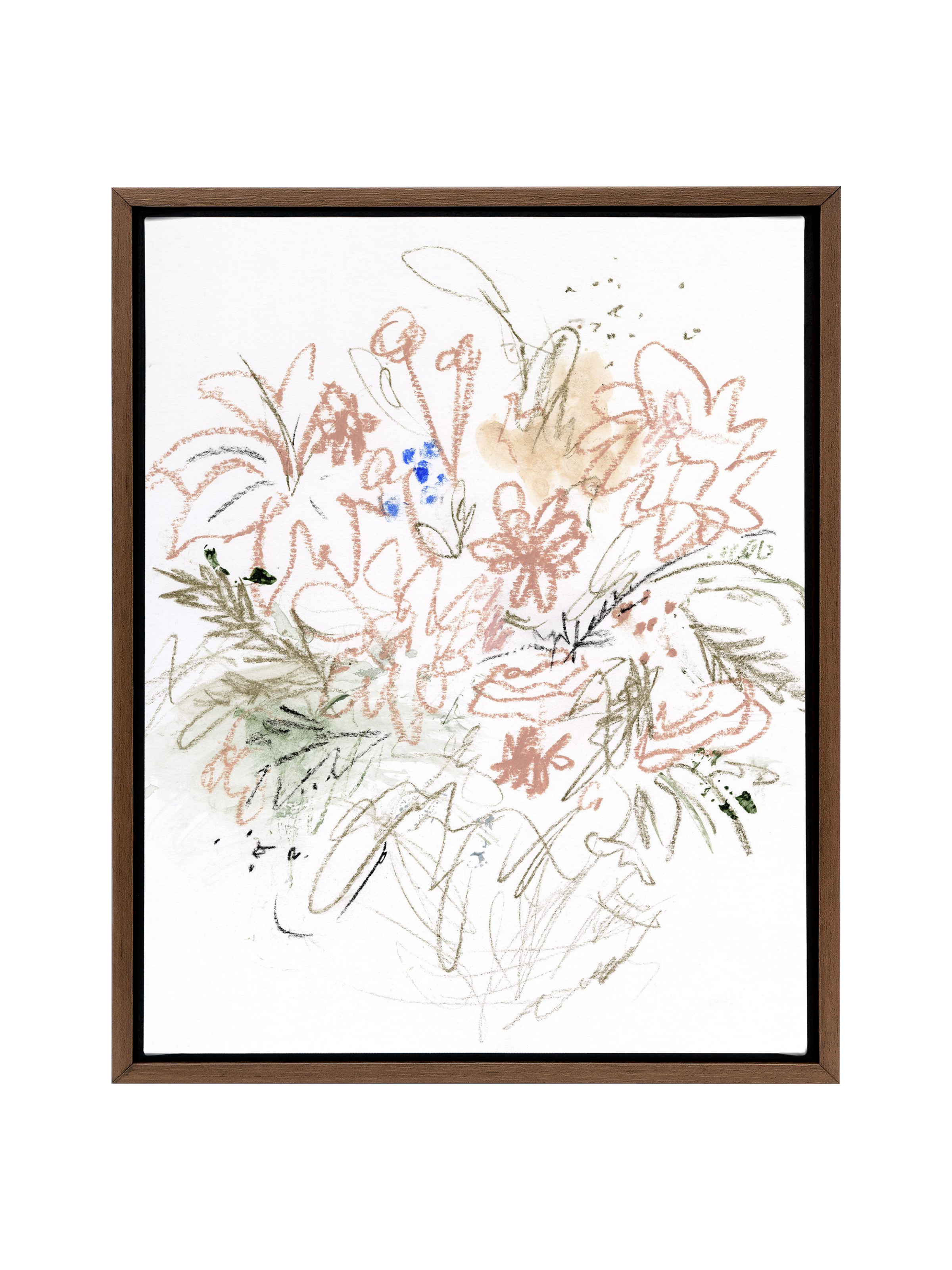 Gestural Floral Sketch | Canvas