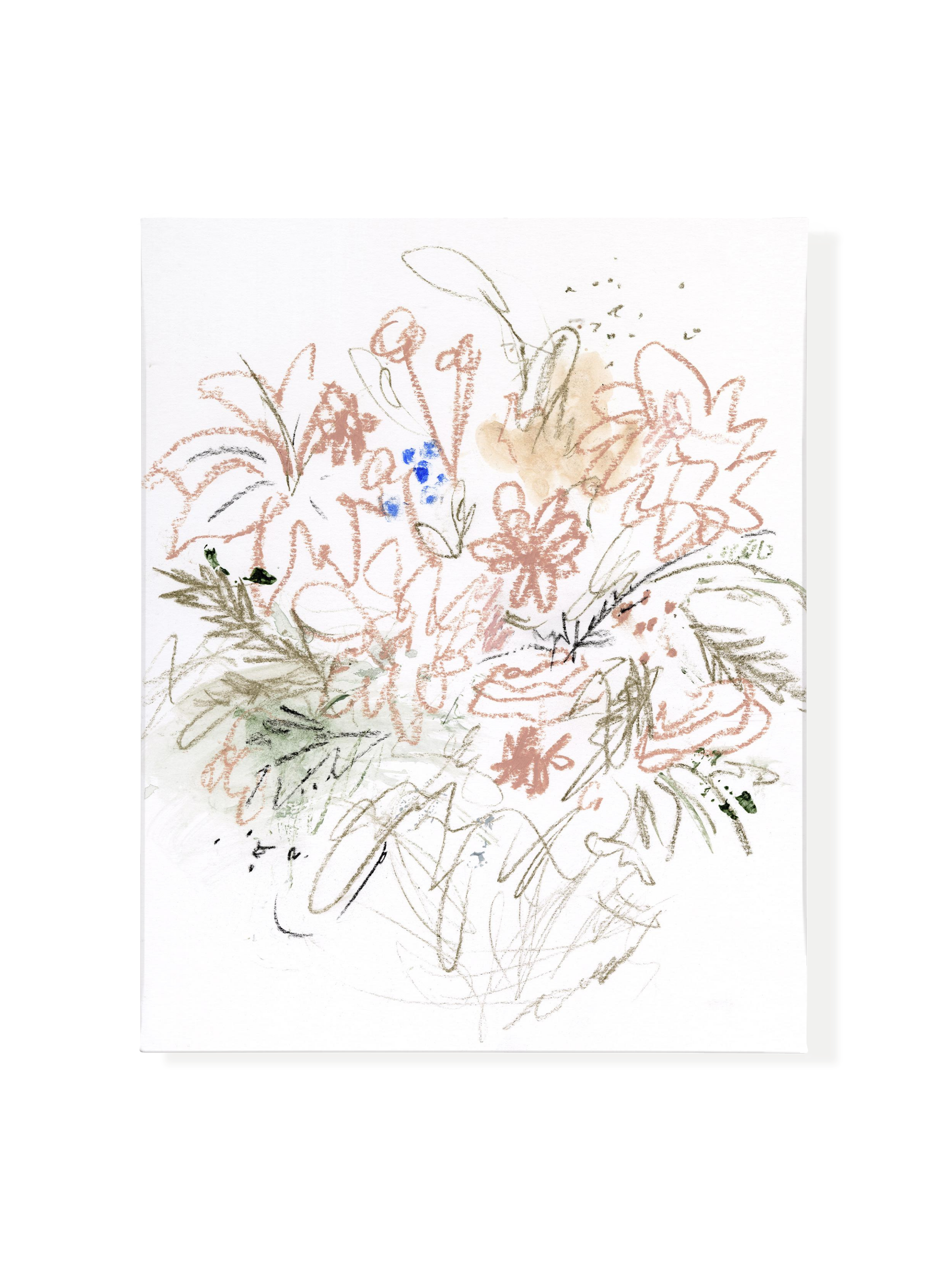 Gestural Floral Sketch | Canvas