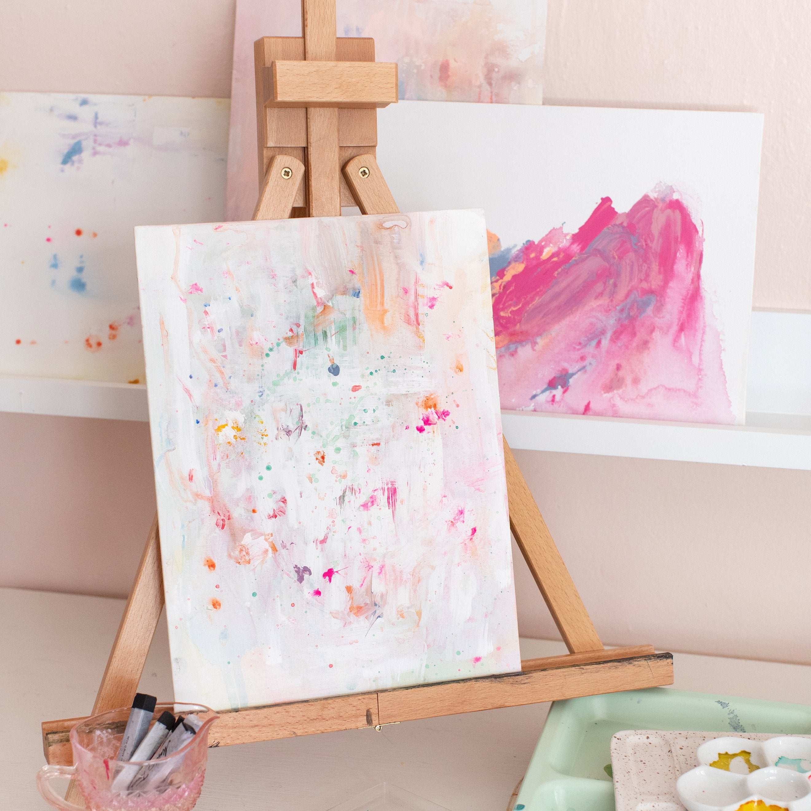 Confetti Cake Canvas Wall Art