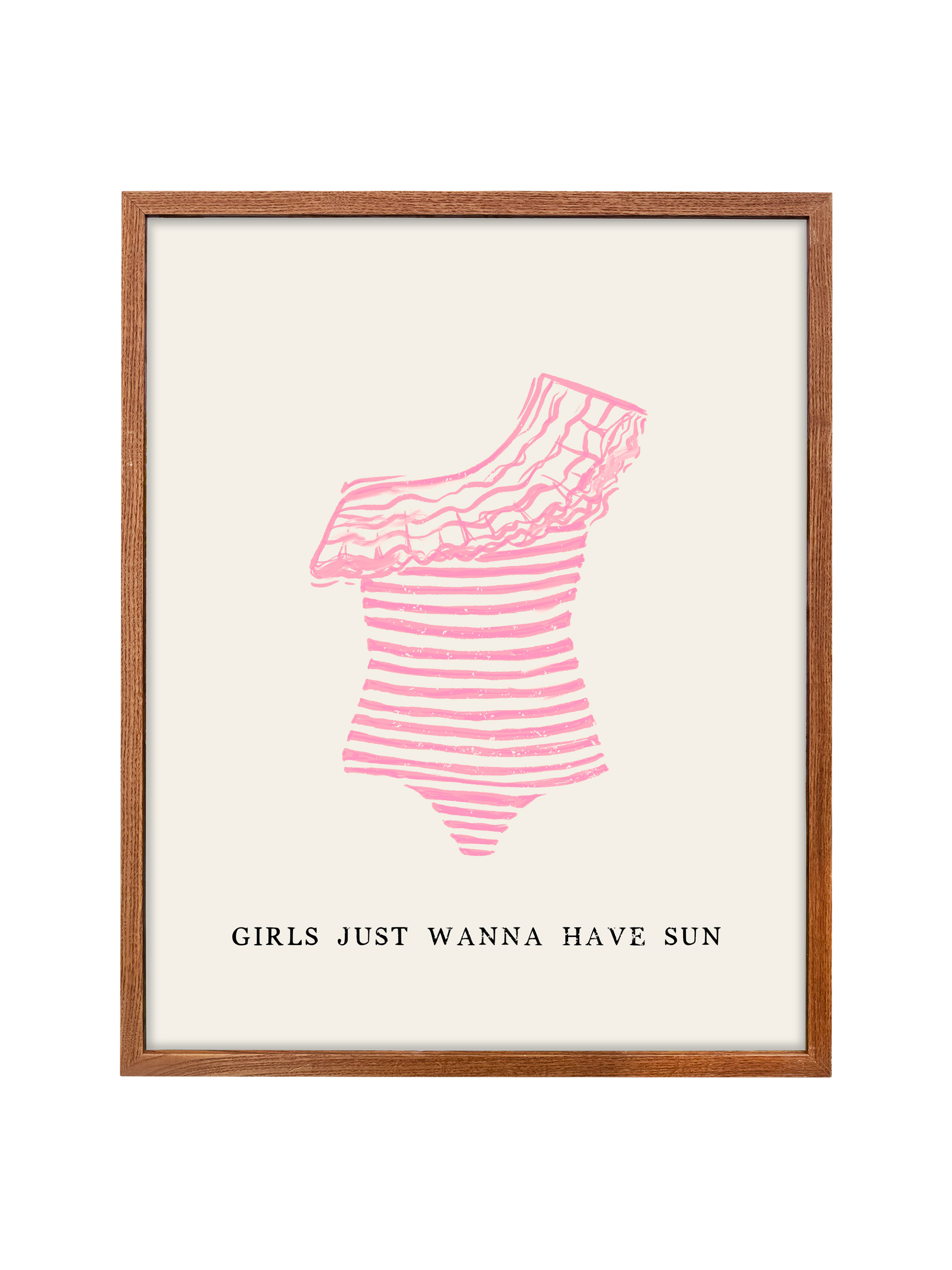 Girls Just Wanna Have Sun (Pink) | Canvas